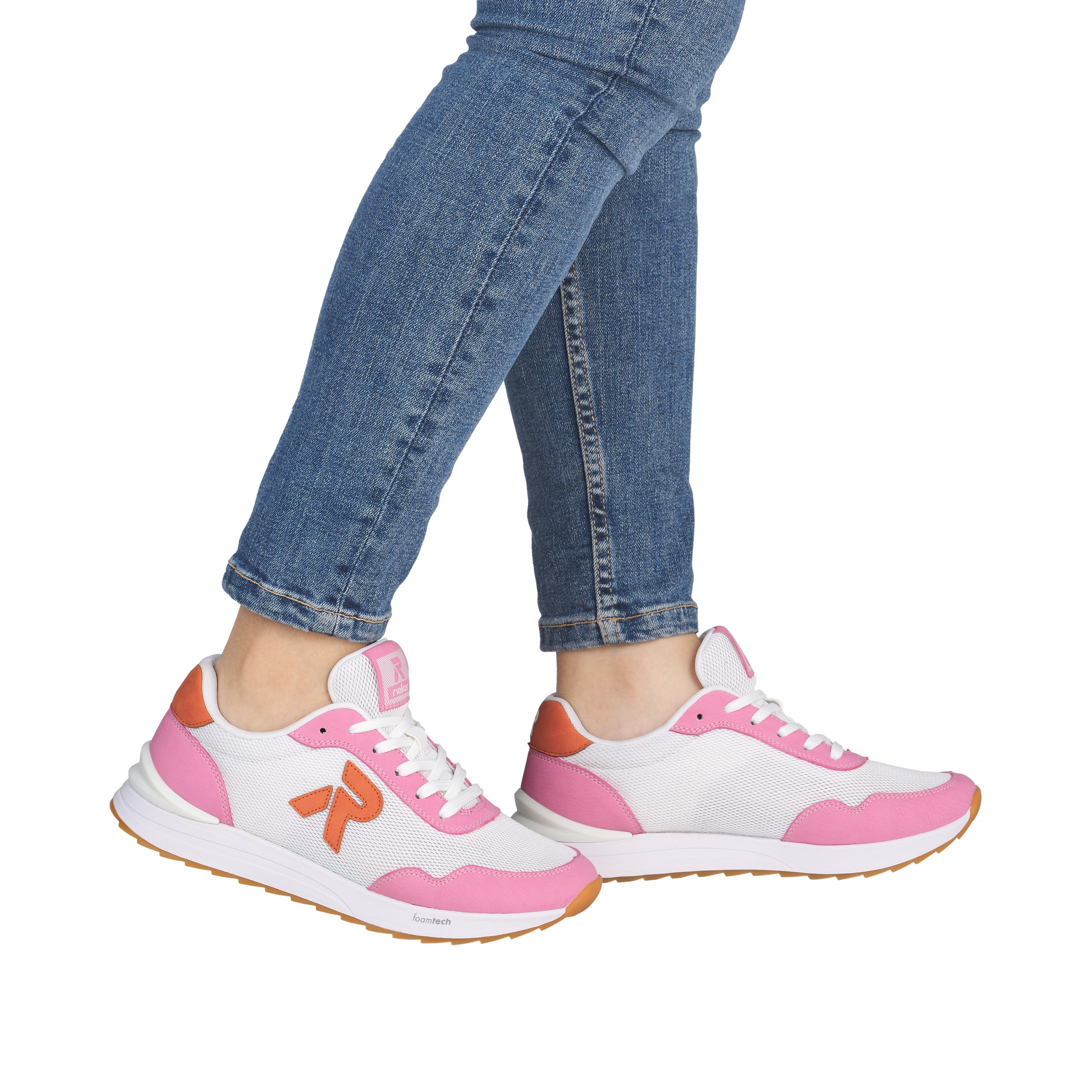 RIEKER Sport Sneaker  Schnürschuh, Halbschuh, Freizeitsneaker mit leichter Laufsohle