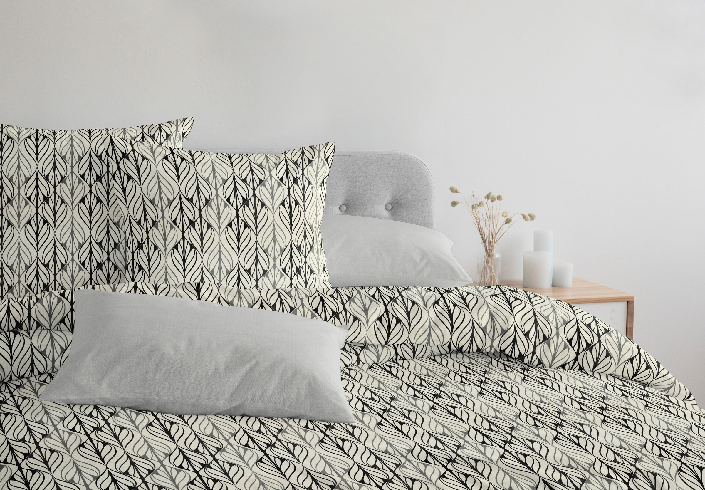 Adam Bettwäsche »Leinenbettwäsche Wave« 2 Stk. aus 73% Leinen & 27% Bio-Baumwolle, 2 teilig - Leinenbettwäsche