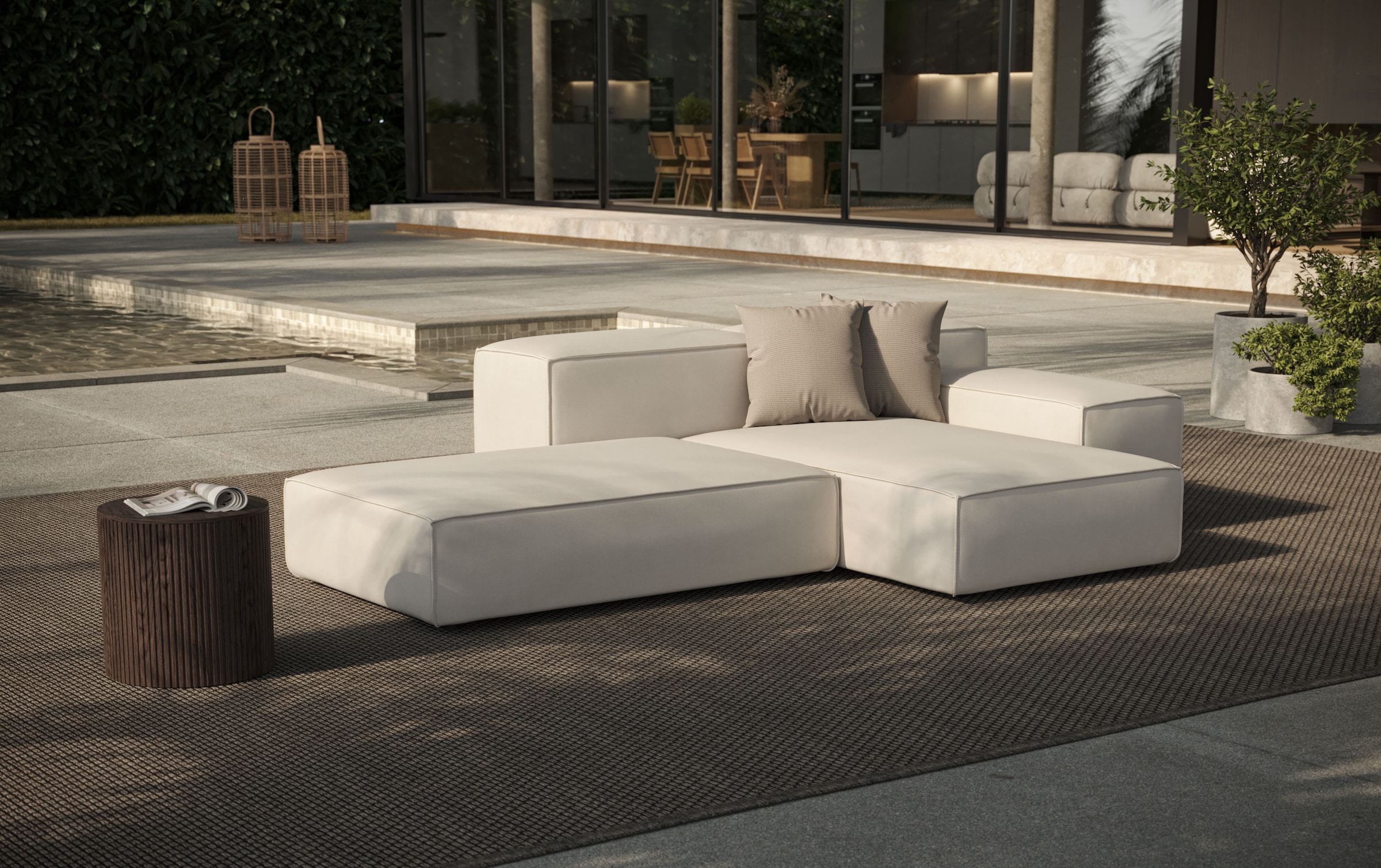 Big-Sofa »Puzzle, Designsofa für Indoor und Outdoor, bequem, modular«, wasserabweisend...