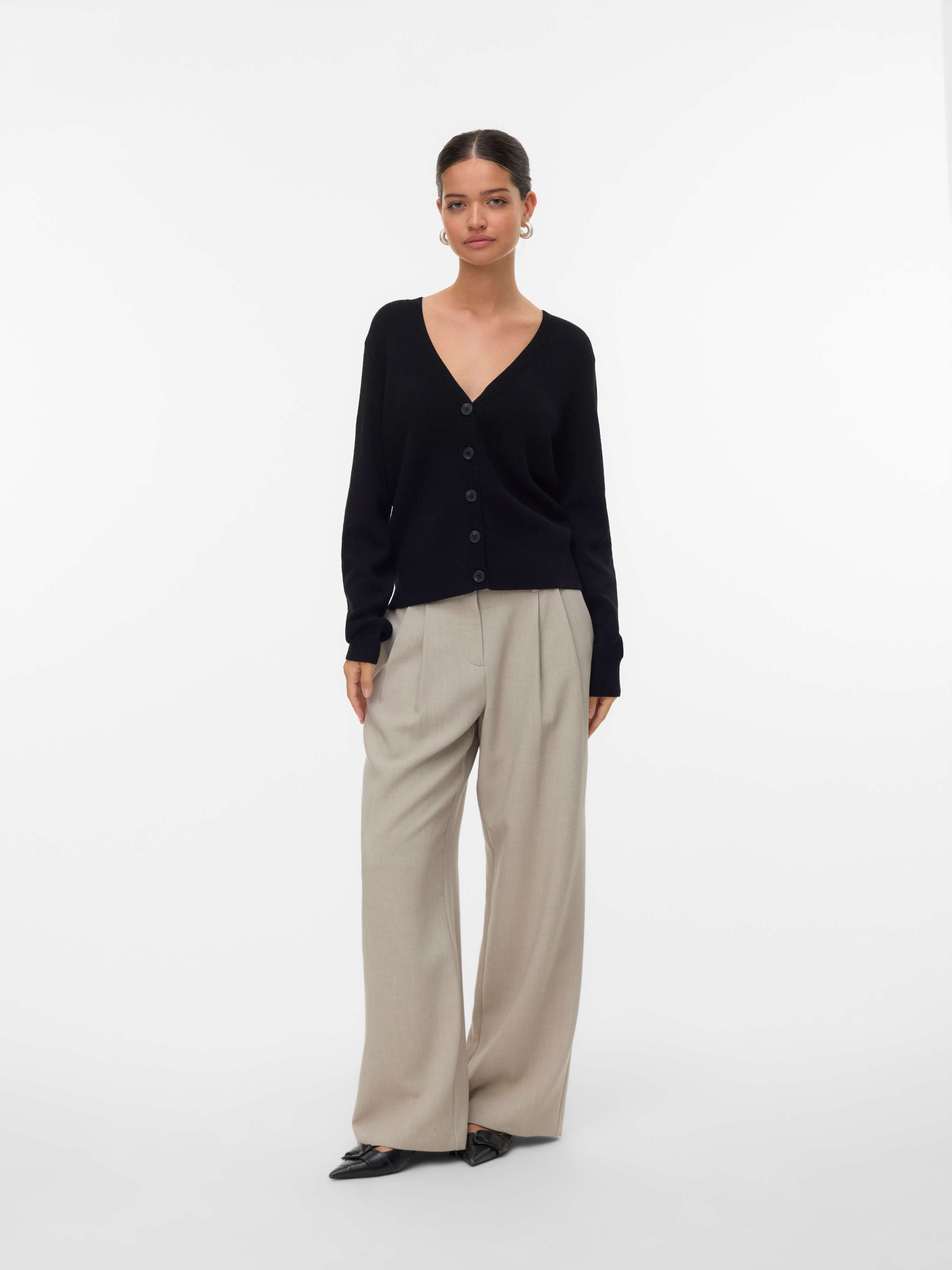 Vero Moda Strickjacke »VMNANCY LS V-NECK CARDIGAN BOO«