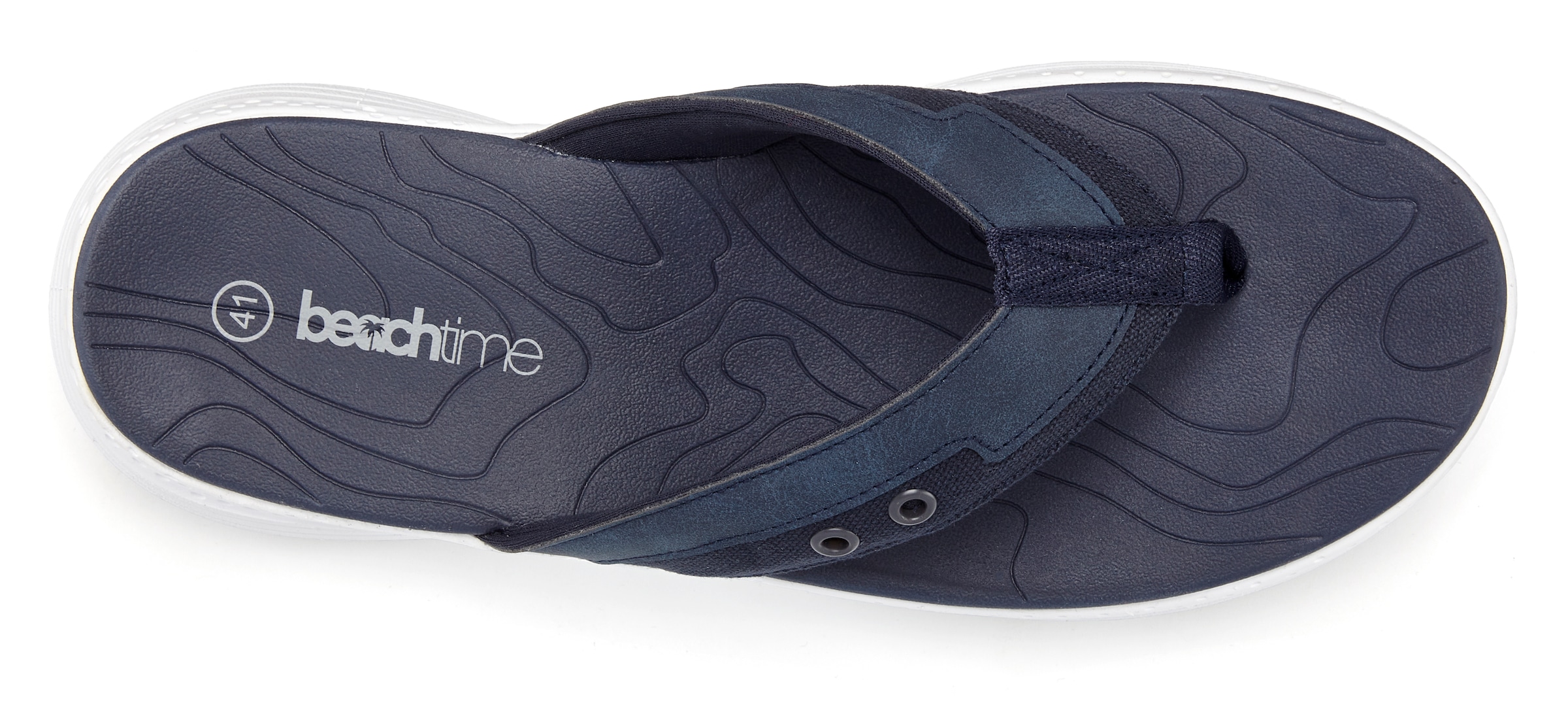 Beachtime Badezehentrenner »Badelatsche, Flip Flop, Sommerschuhe, Badepantolette, Badeschlappe«  NEU Pantolette mit wasserabweisender und leichter Sohle VEGAN