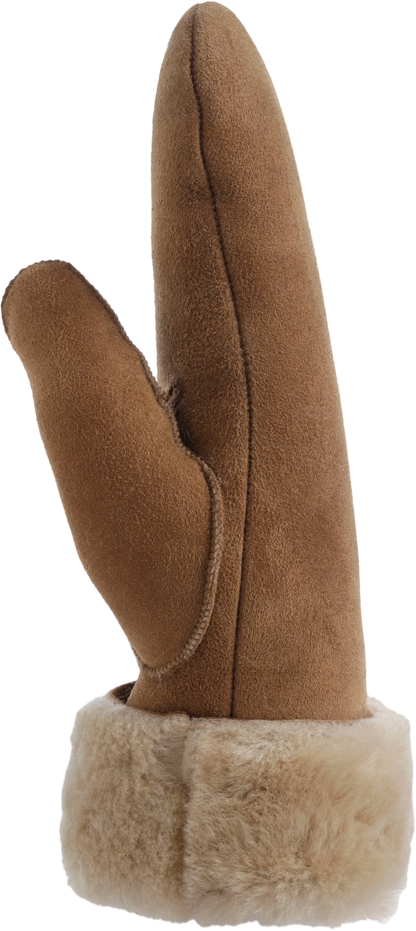 PEARLWOOD Lederhandschuhe »FIONA« Velourleder, Fausthandschuh, warm gefüttert