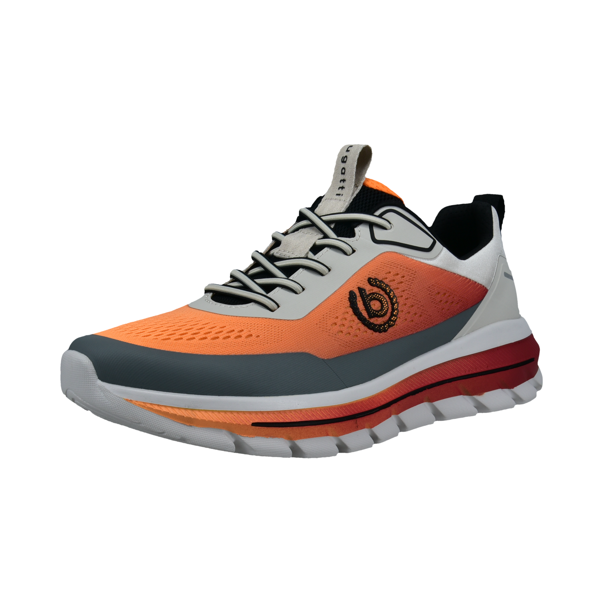 bugatti Sneaker  Freizeitschnürer, Halbschuh im Materialmix