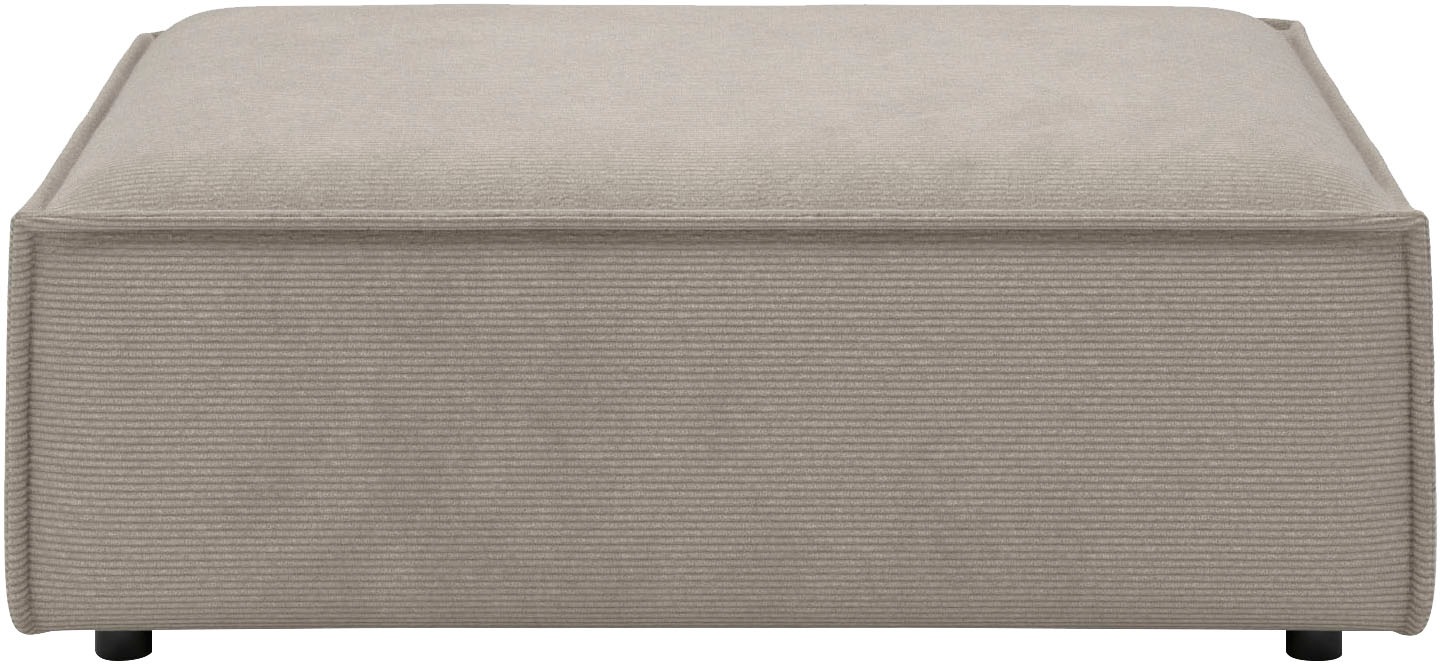 Places of Style Polsterhocker »Watertown, XXL Hockerbank passend zum Sofa - ideal als Beistellmodul«, erweiterbare Hockerbank mit weicher Polsterung