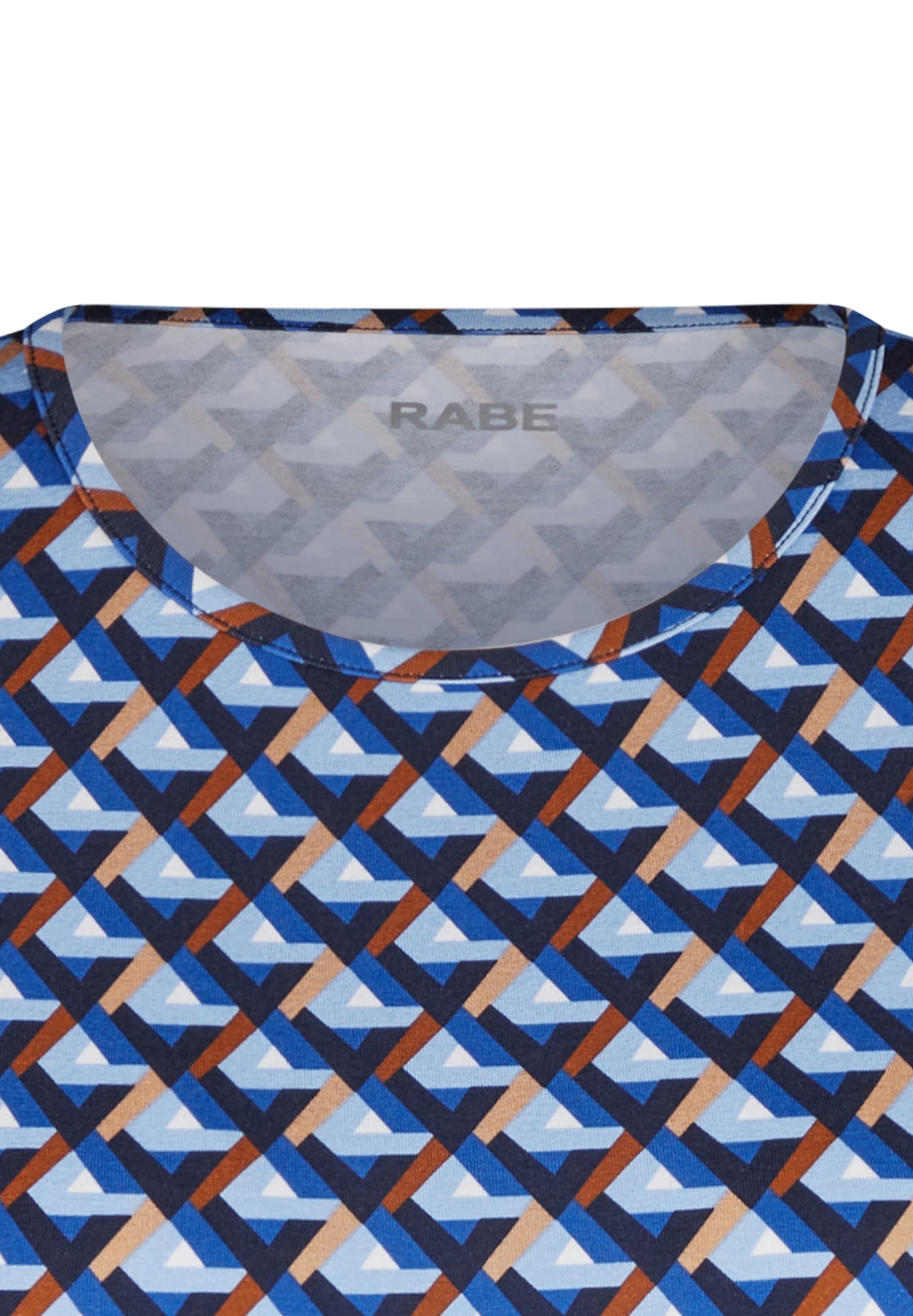 Rabe 3/4-Arm-Shirt, mit grafischem Muster
