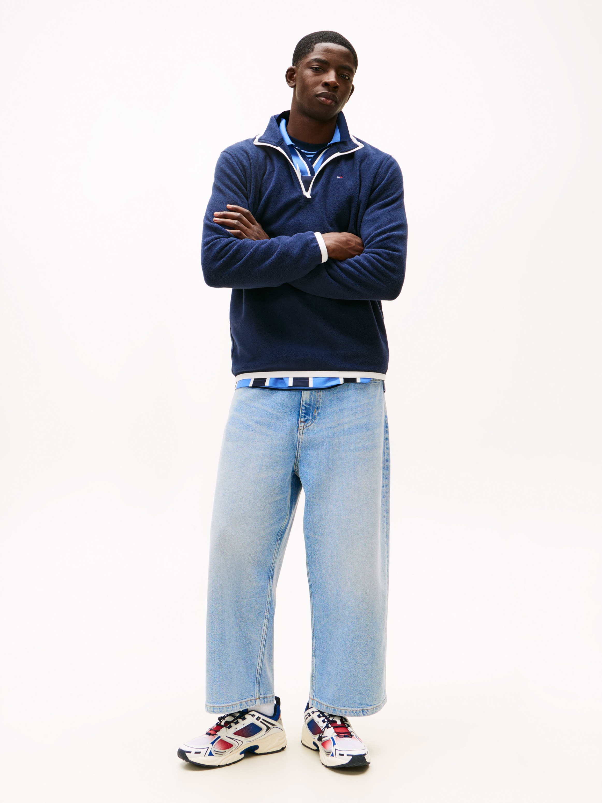 Tommy Jeans Fleecepullover »TJM FLAG POLAR FLEECE«
