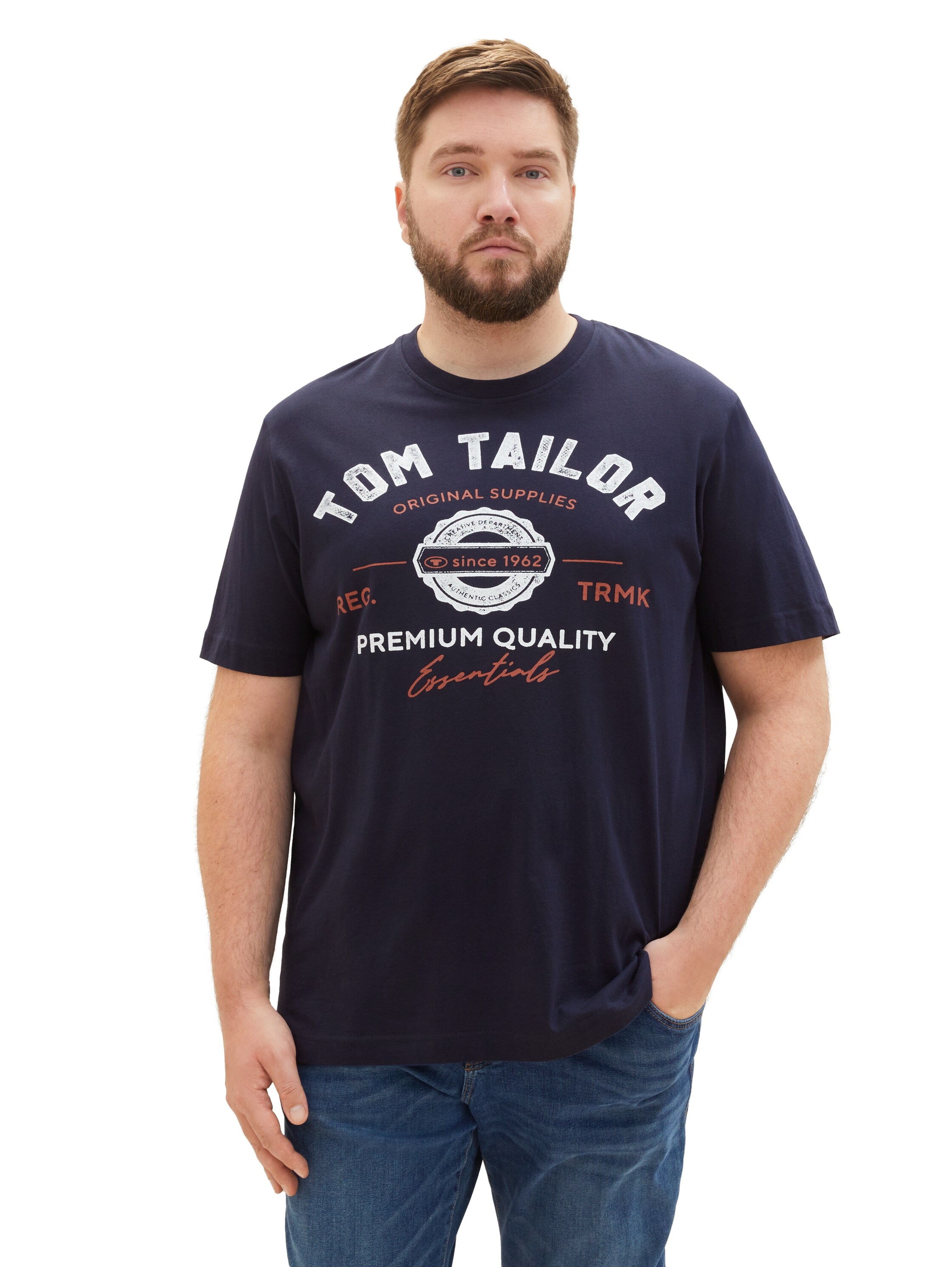TOM TAILOR PLUS T-Shirt mit Logo-Print
