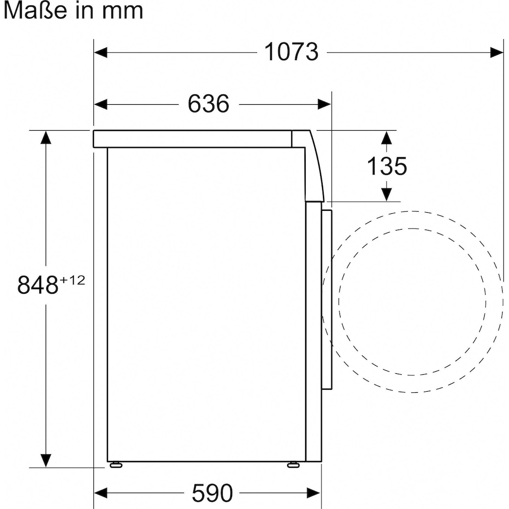 SIEMENS Waschmaschine »WG44G2M40«, WG44G2M40, 9 kg, 1400 U/min