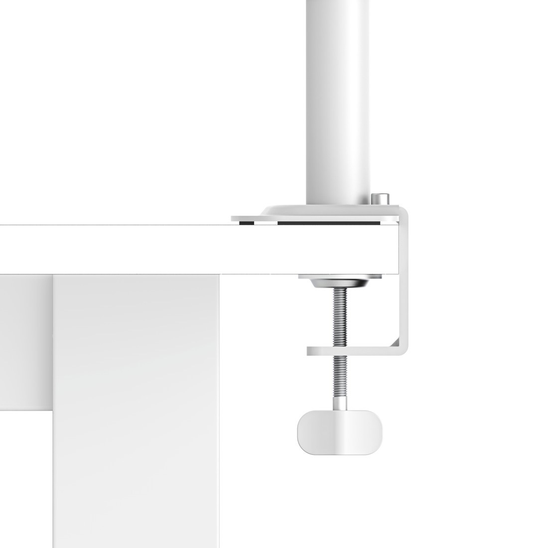 Hama Monitor-Halterung »Monitorhalterung höhenverstellbar für 13-35 Zoll Monitore« bis 89 cm Zoll 360° Rotation, VESA, Kabelmanagement, ausziehbar, Stahl