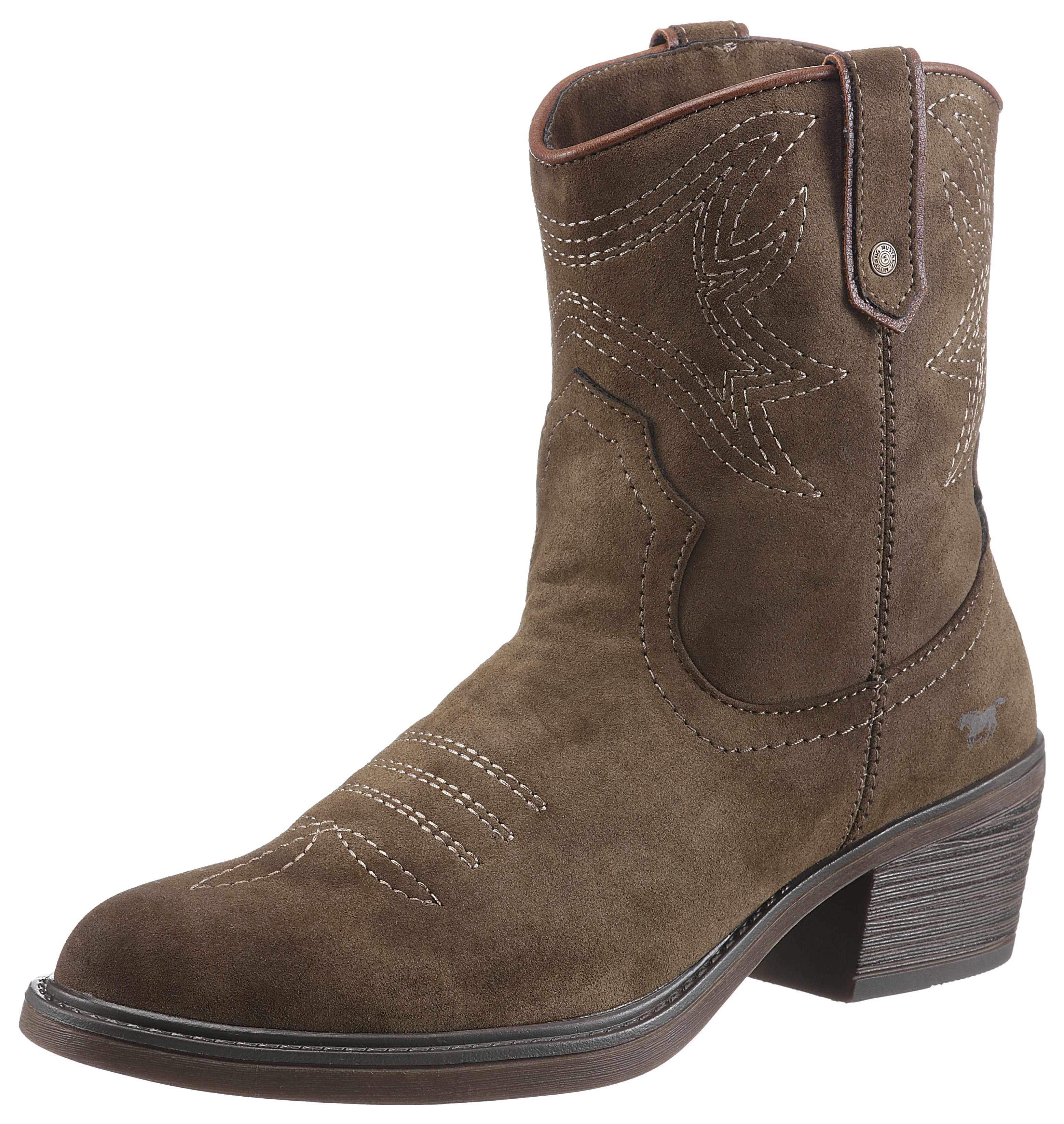 Cowboy Stiefelette, in Used-Optik