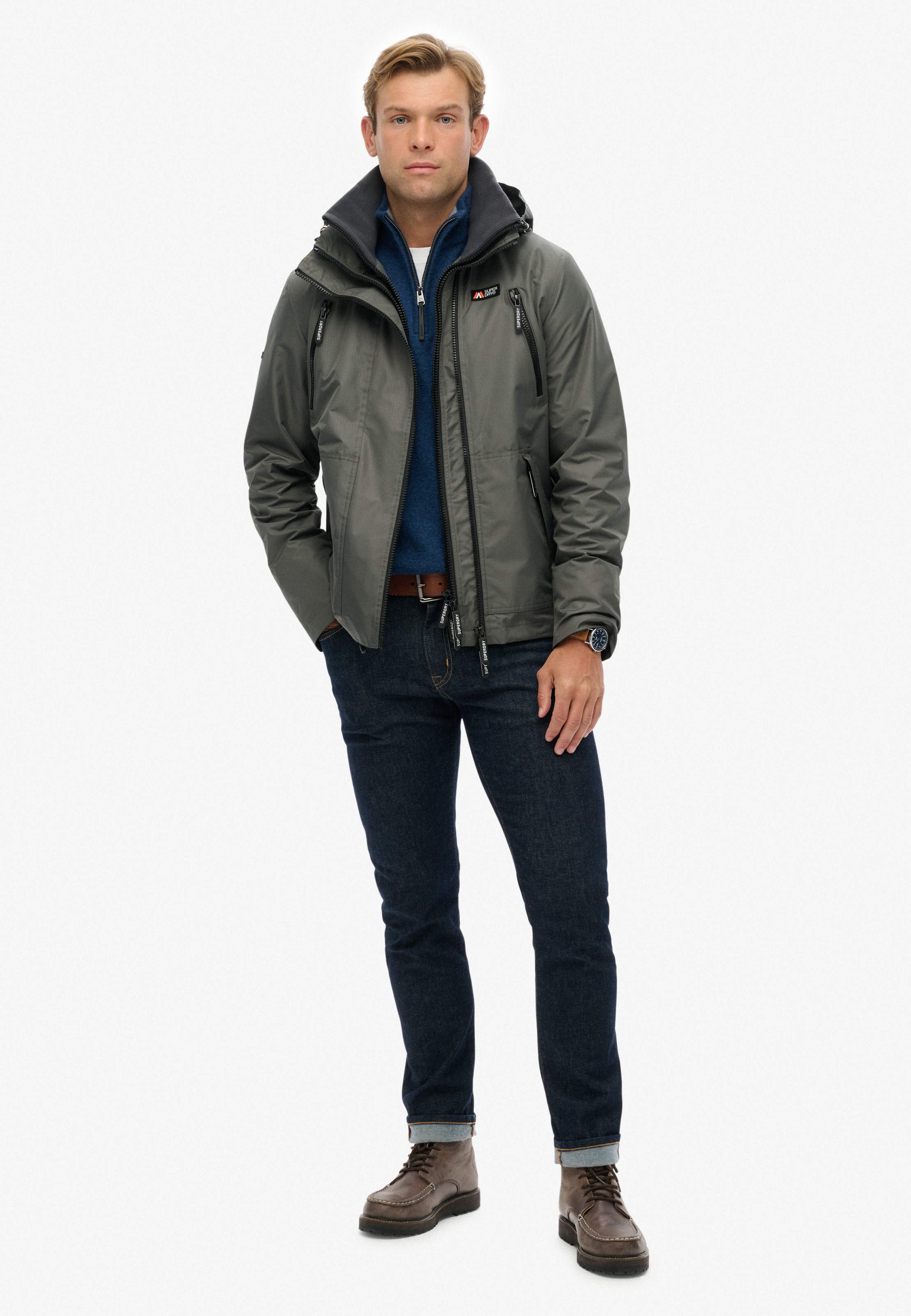 Superdry Outdoorjacke »HOODED MTN WINDBREAKER JACKET« mit Kapuze