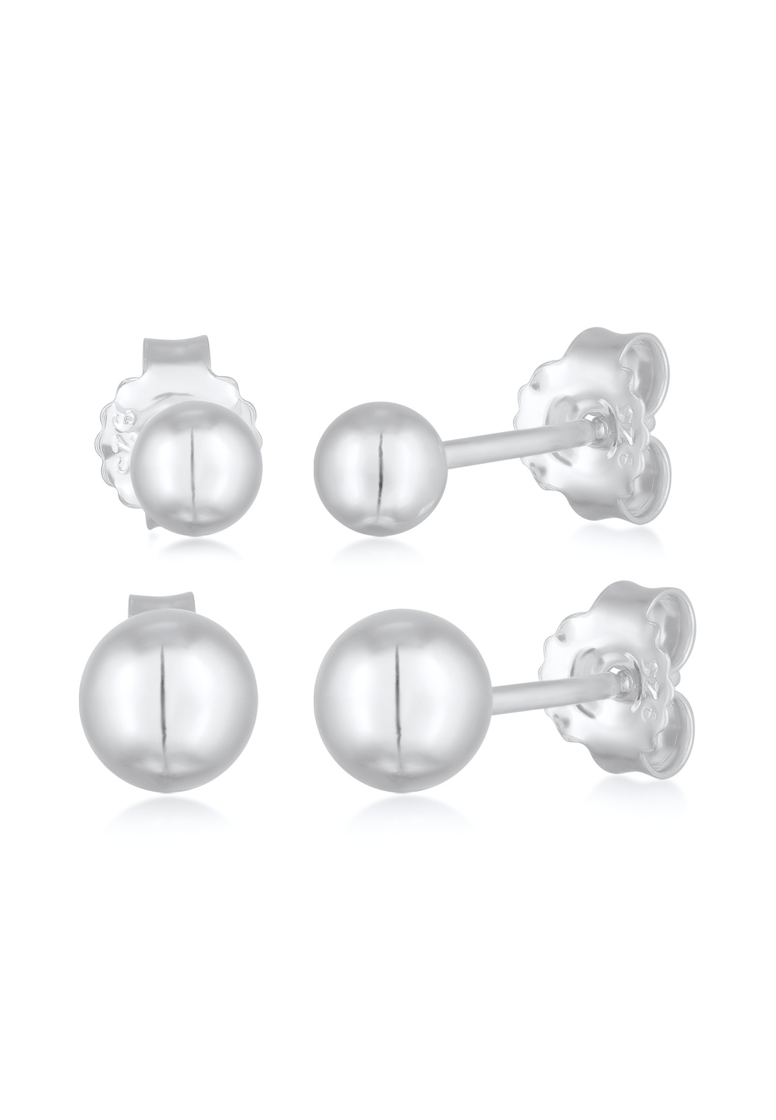 Elli Paar Ohrstecker »Ohrringe Kugel Ohrstecker 2er Set 925 Silber«