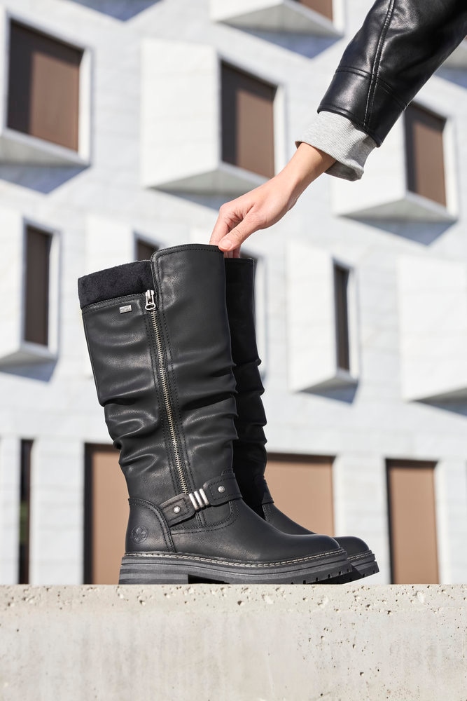 Rieker Winterstiefel  mit slouchy Schaft und wasserabweisender riekerTEX-Membran