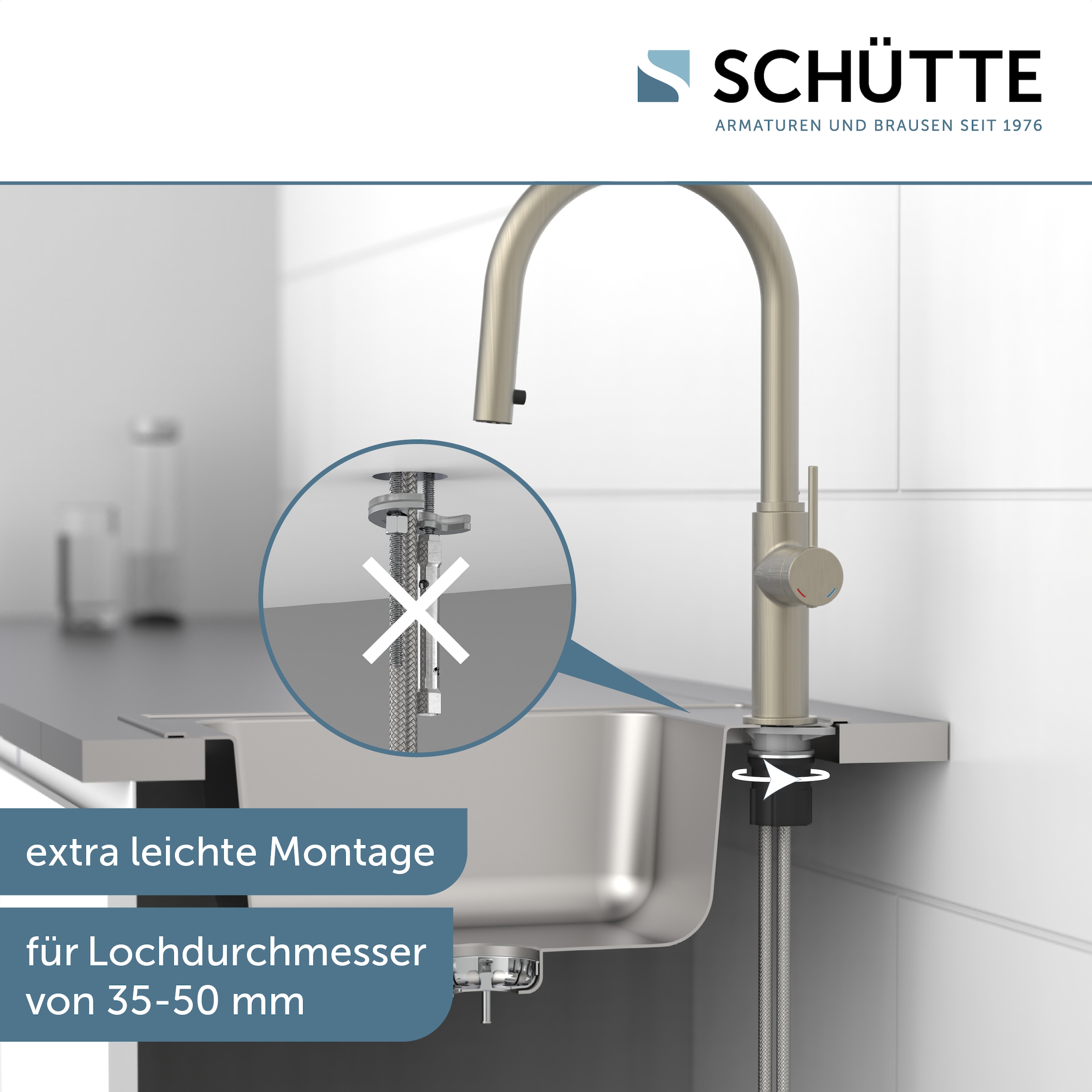 Schütte Spültischarmatur »BLACKPOOL«