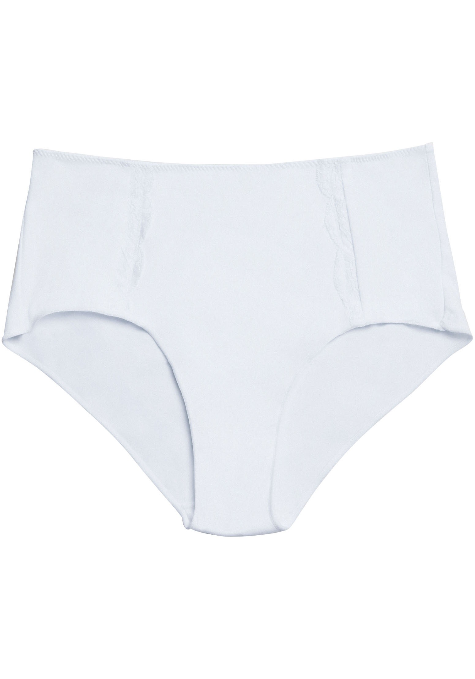 YSABEL MORA Maxislip »BASIC COLLECTION COTTON WITH LACE«, (3er Pack), mit romantischem Touch durch Spitzen-Applikationen