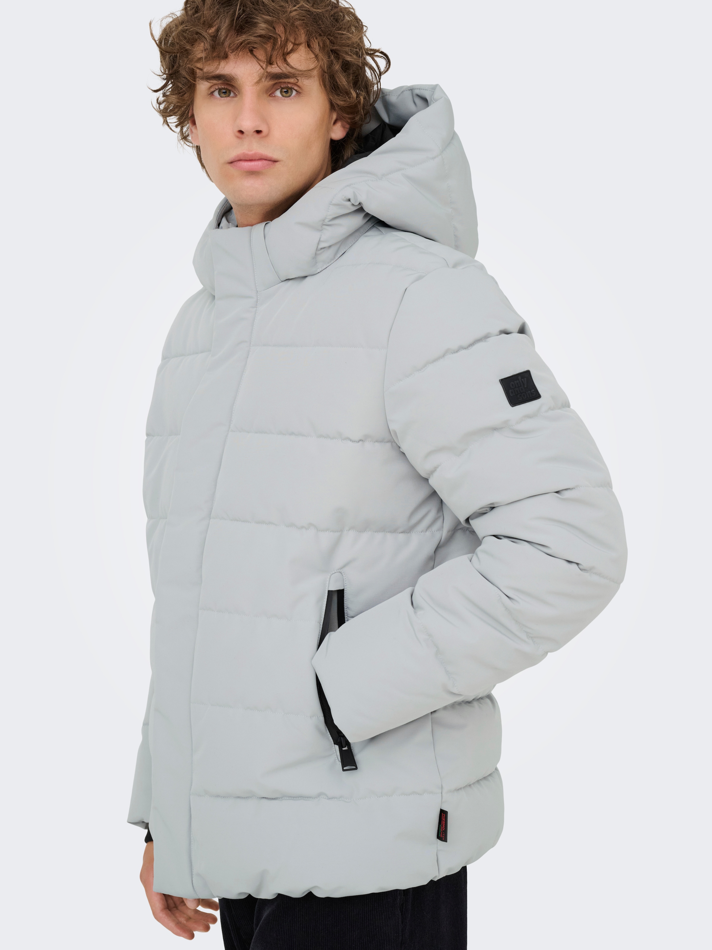 ONLY & SONS Steppjacke »ONSCAYSON PUFFA OTW NOOS« mit Kapuze