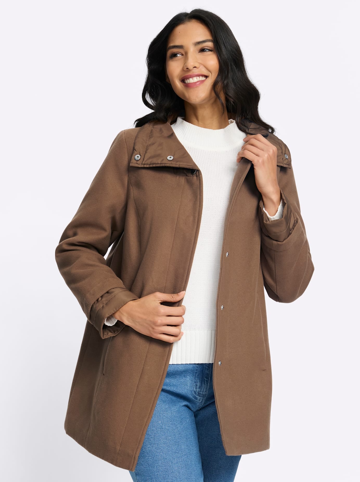 Classic Basics Langjacke ohne Kapuze