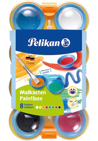 Farbkasten »Farbkasten für Kinder, 8 Farben«, inklusive Pinsel; Made in Germany