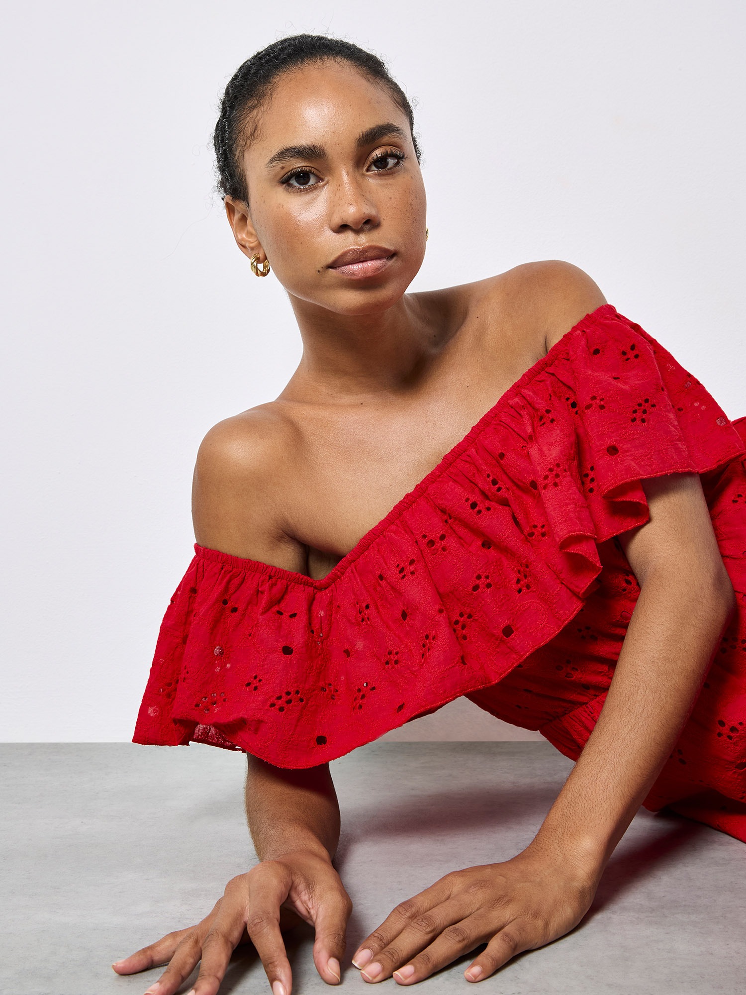 Apricot Maxikleid »Maxikleid« Stickerei