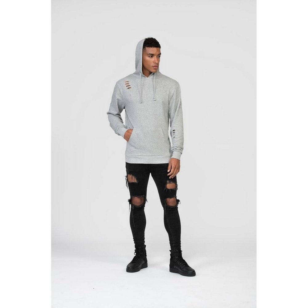 AWDIS Kapuzenpullover »Just Hoods Herren Abriebeffekt«
