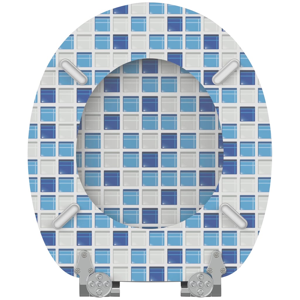 Sanilo WC-Sitz »Mosaik Blau«