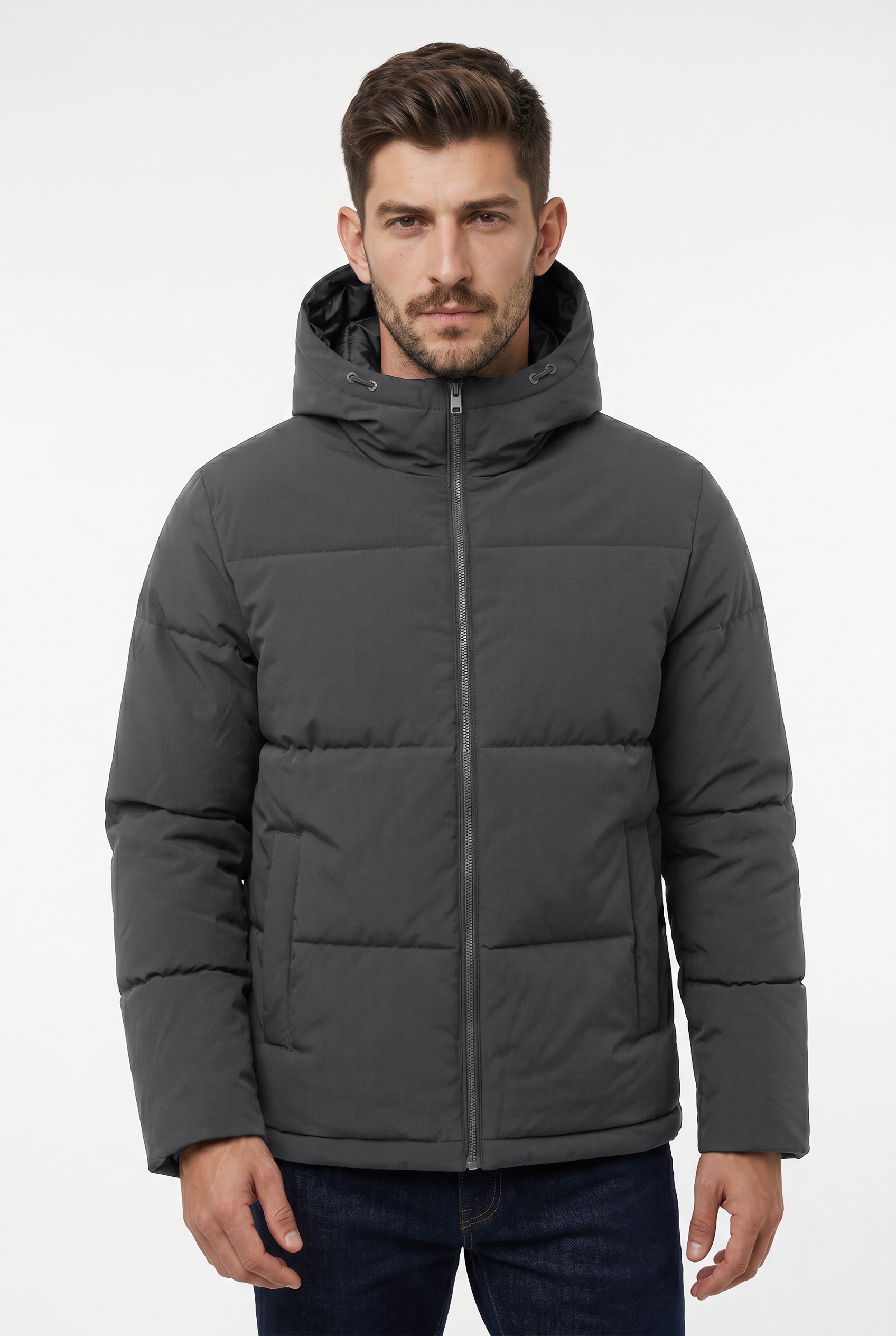 Jack & Jones Steppjacke »JJNEPTUNE PUFFER JACKET« mit Kapuze Kunstfaser, Steppware, Kapuze, regular fit