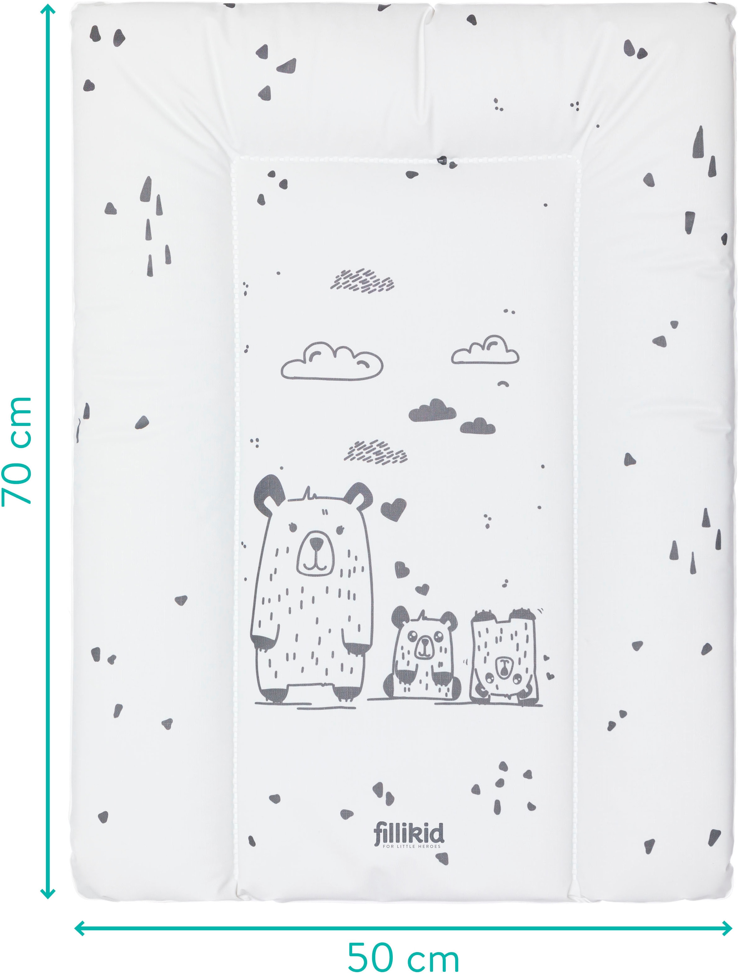 Fillikid Wickelauflage »Softy«, (1 tlg.), Made in Europe