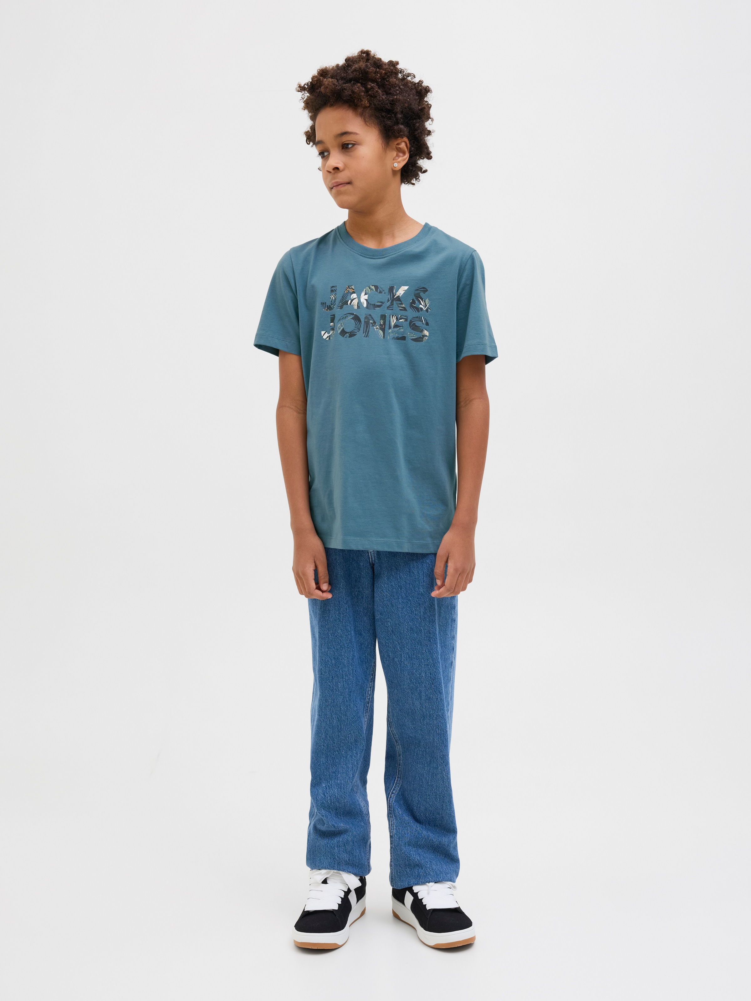 Jack & Jones Junior Rundhalsshirt »JJEBRYAN CORP LOGO TEE SS O-NECK JNR«