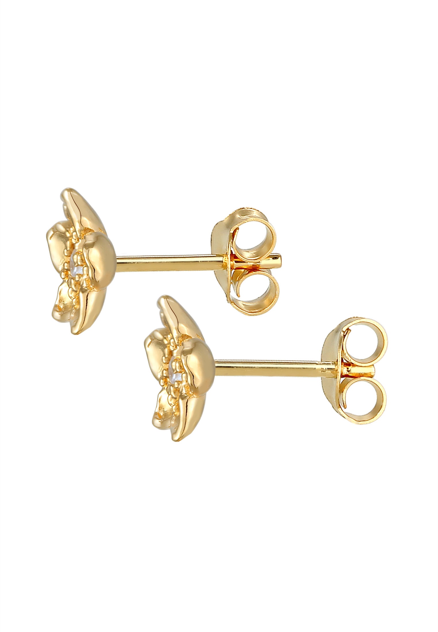 Elli Paar Ohrstecker »Ohrringe Blüte Blume Flower Zirkonia 925 Silber«