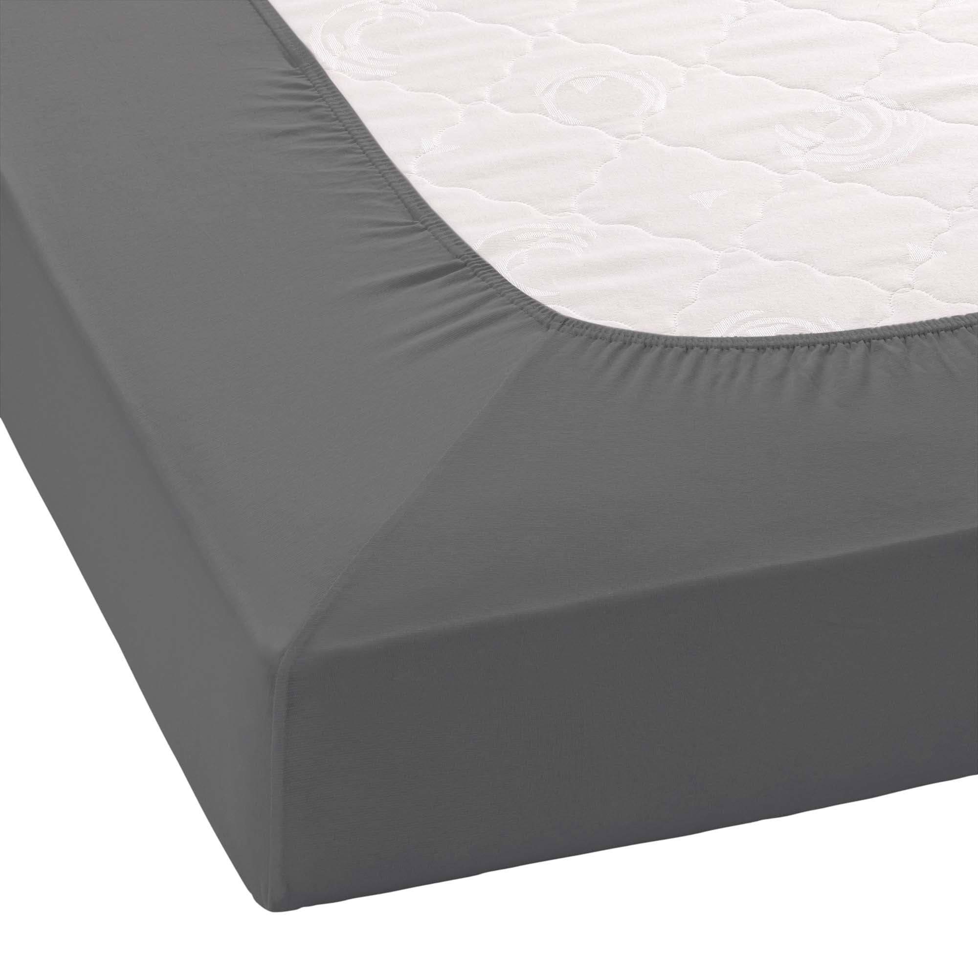 Janine Spannbettlaken »MAKO-FEINJERSEY 5007« aus 100% Baumwolle, für Matratzen bis 26 cm Höhe