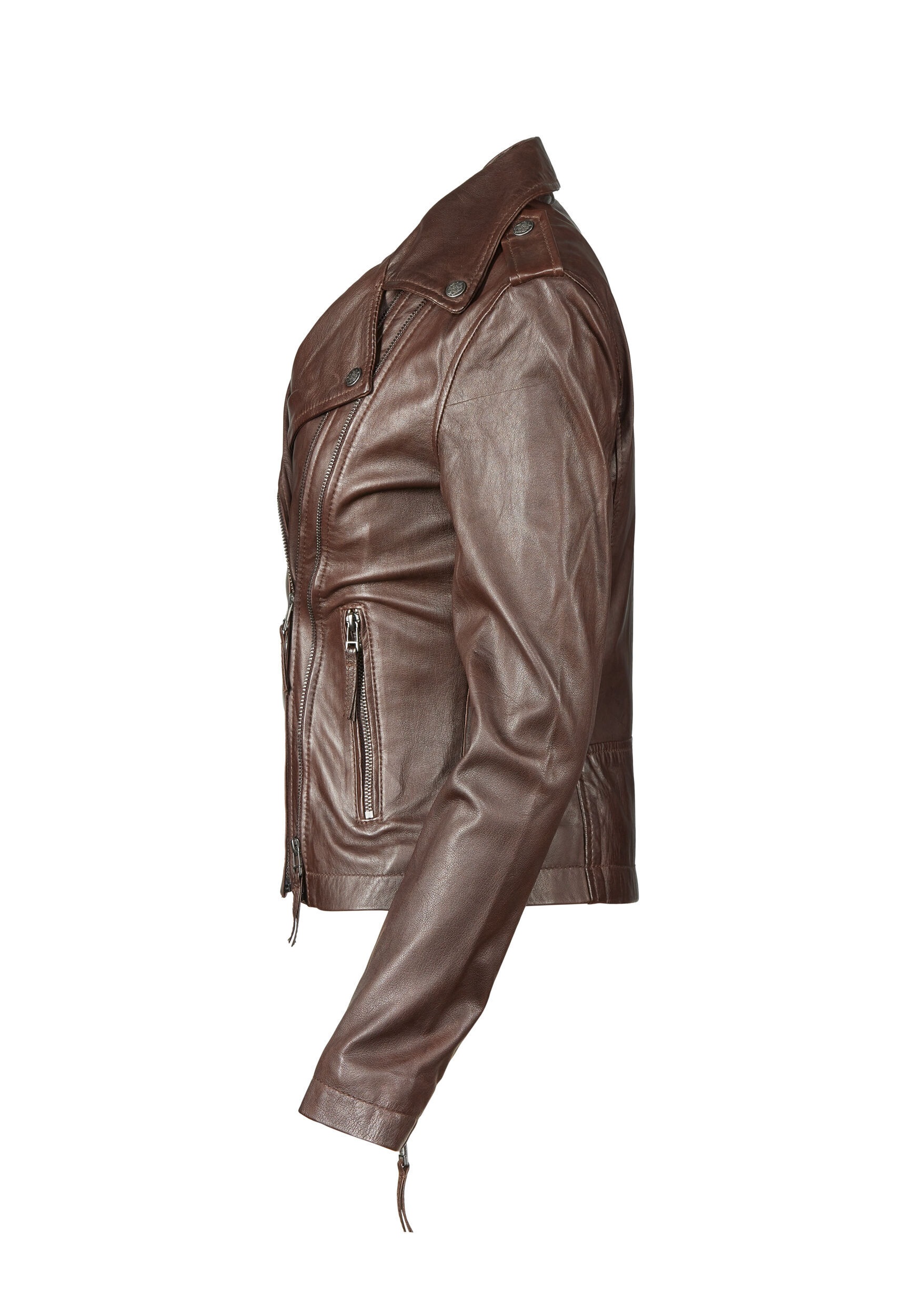 Apple of Eden Lederjacke »Apple of Eden Lederjacke AOE-102« ohne Kapuze aus weichem Leder