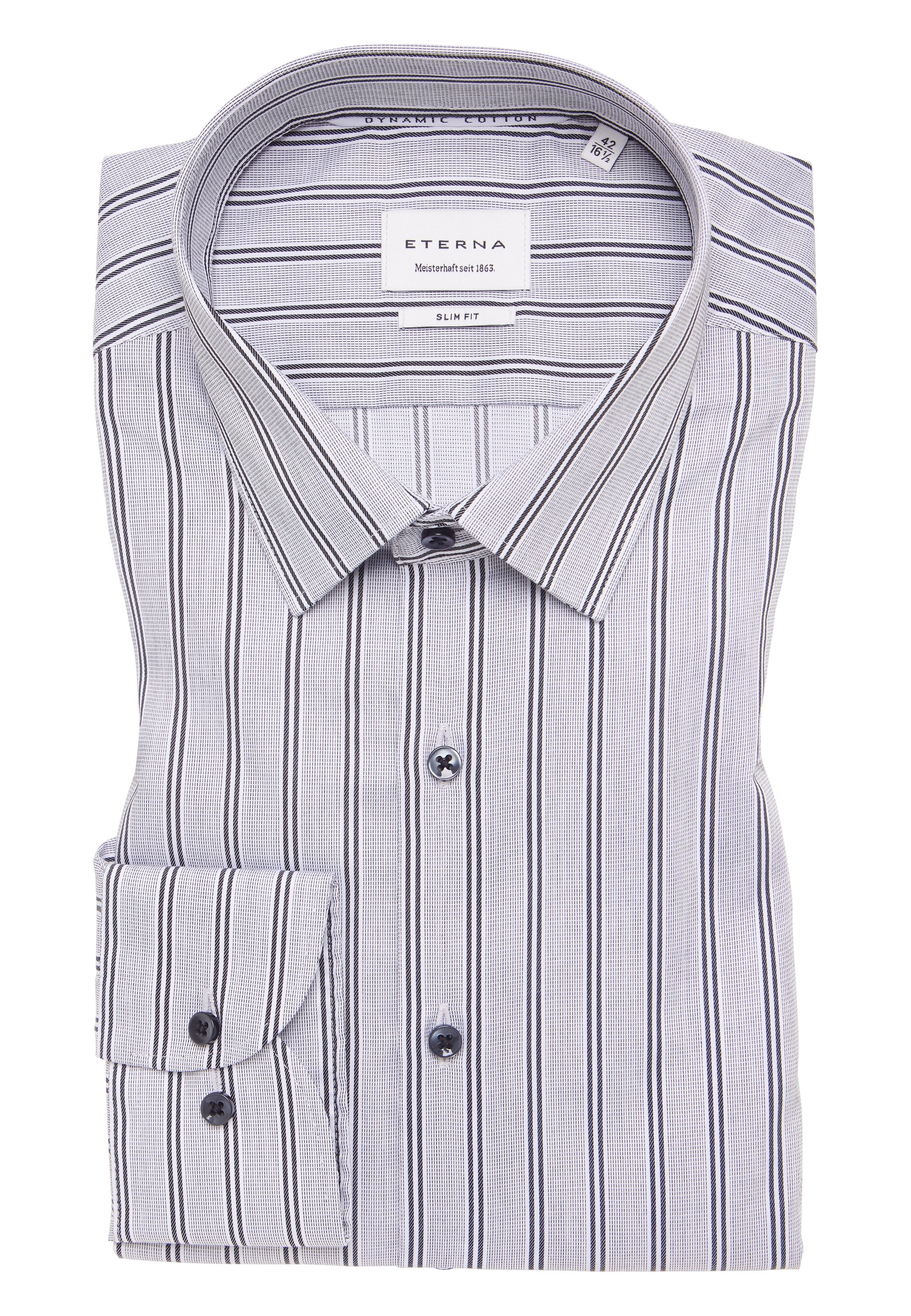 Eterna Langarmhemd »SLIM FIT« NON IRON (bügelfrei)