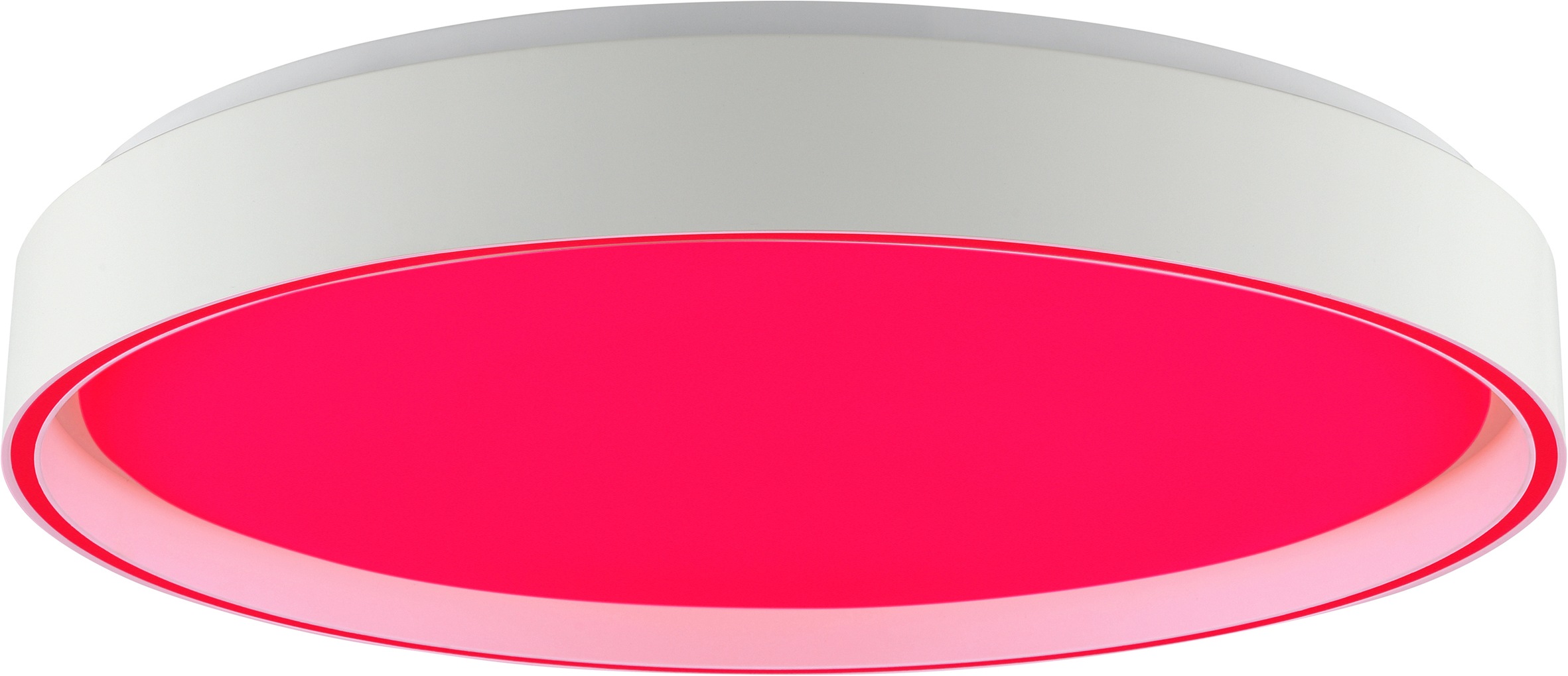 Brilliant LED Deckenleuchte »Coralia« LED-Modul 1 Stk. warmweiß - kaltweiß Ø 49 cm, Intense RGB, 4400 lm, CCT 3000-6500 K, dimmbar, weiß