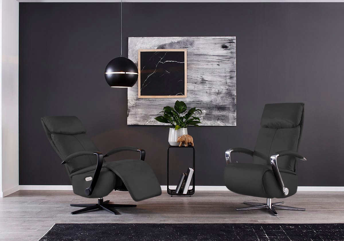 W.SCHILLIG Relaxsessel »rumbaa« wahlweise mit Doppelmotor, in Größen S, M & L, mit 5-Sternfuß
