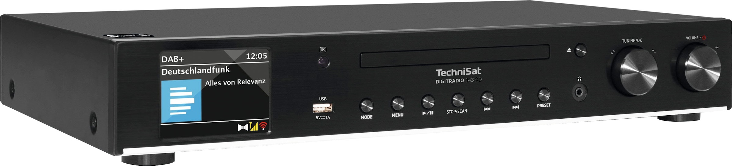 Internetradio-Digitalradio bestellen (Bluetooth-WLAN Digitalradio (DAB+)-UKW 143 (V3)«, mit CD RDS) OTTO TechniSat (DAB+) jetzt bei »DIGITRADIO