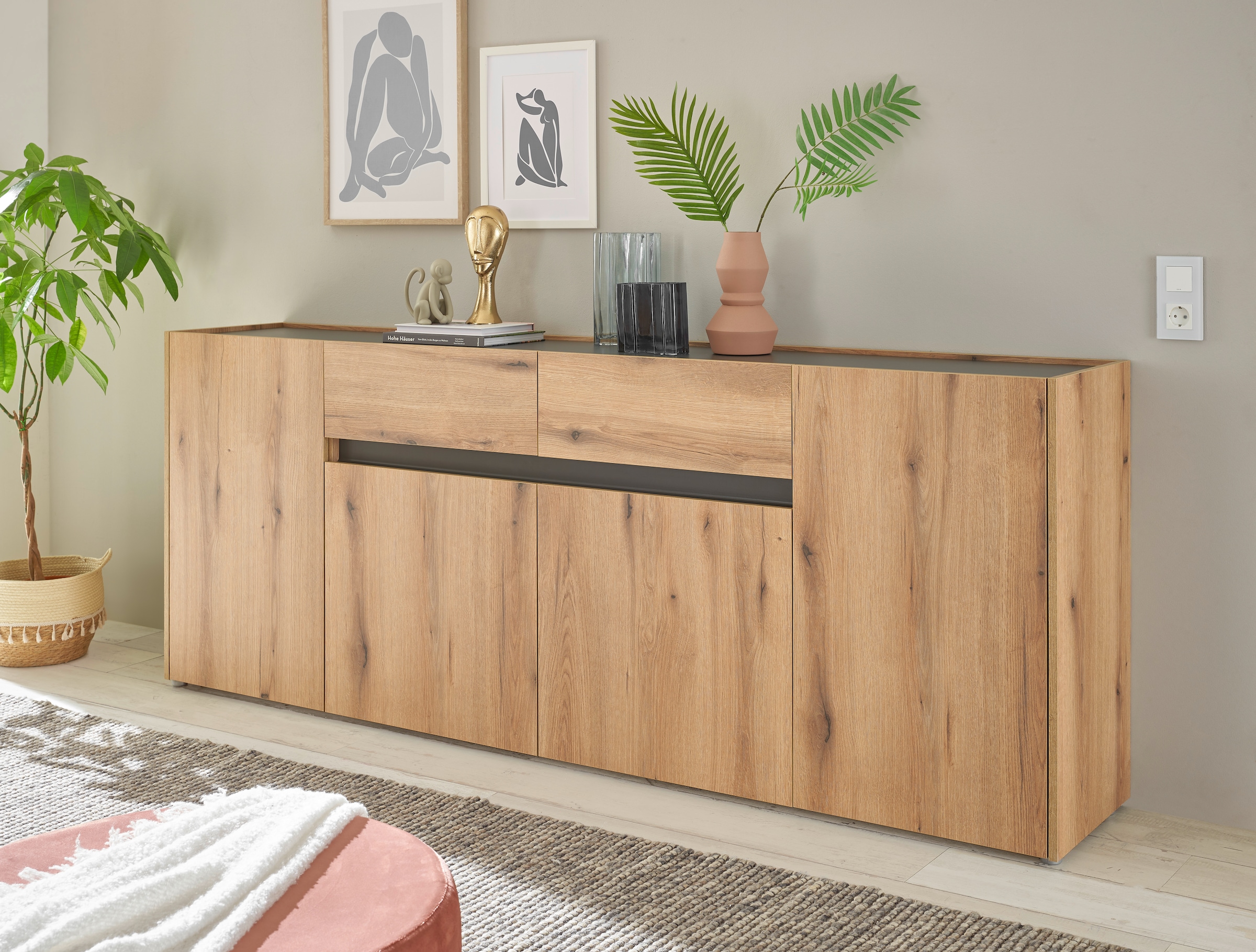 INOSIGN Sideboard »City/Giron«, Breite ca, 224 cm