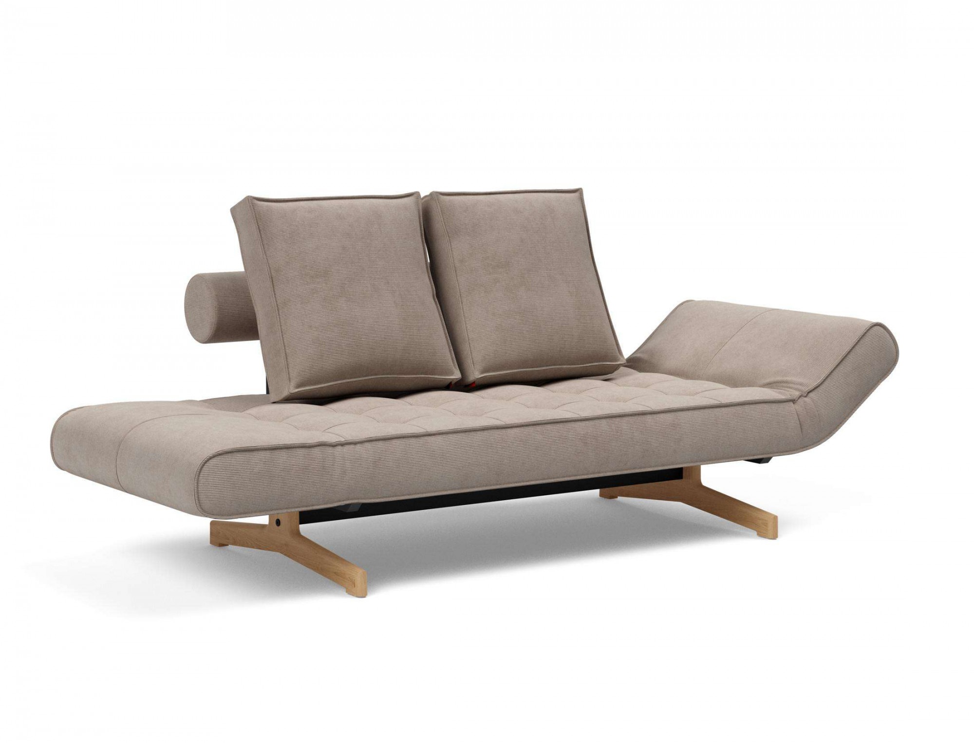 INNOVATION LIVING ™ 3-Sitzer »Ghia Schlafsofa, Couch mit Wohlfühl-Faktor, OTTOs Choice«, eine große Liegefläche mit geringer Stellfläche, beidseitig abklappbar