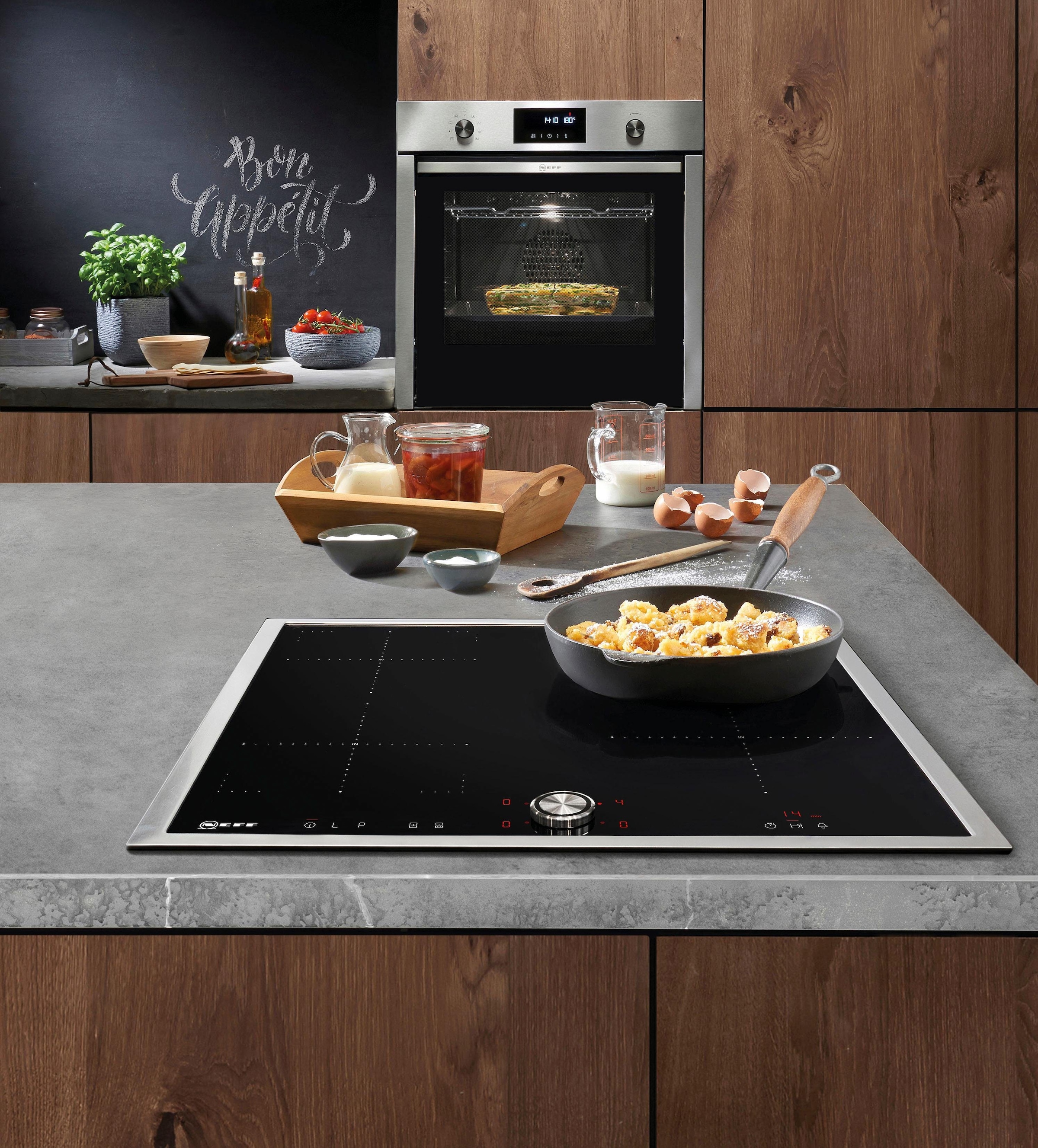 NEFF Einbaubackofen N 50 »B5CCH7AN0«, mit Teleskopauszug nachrüstbar, Pyrolyse-Selbstreinigung, mit Slide&Hide®