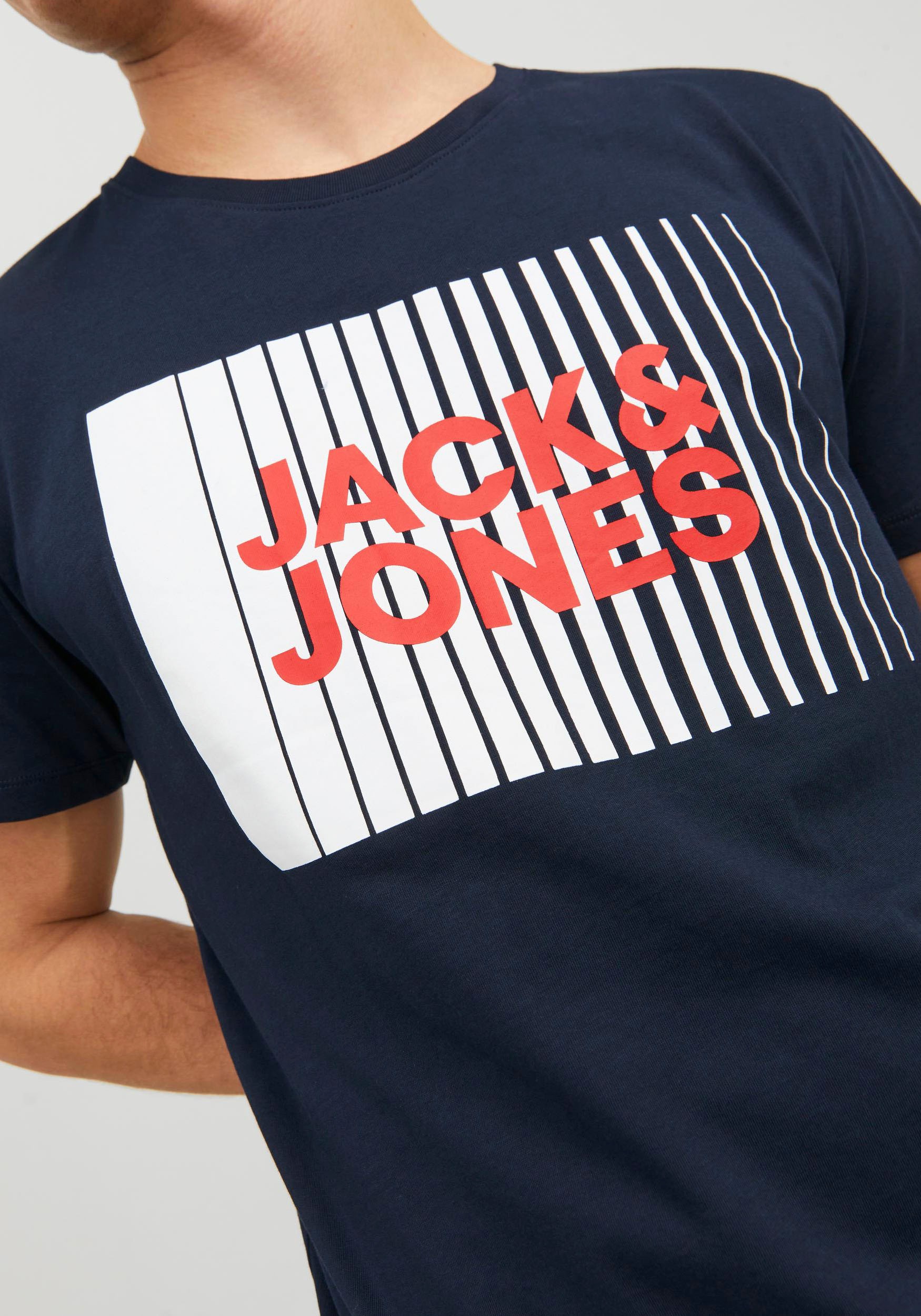 Jack & Jones Rundhalsshirt »JJECORP LOGO TEE PLAY SS O-NECK NOOS«