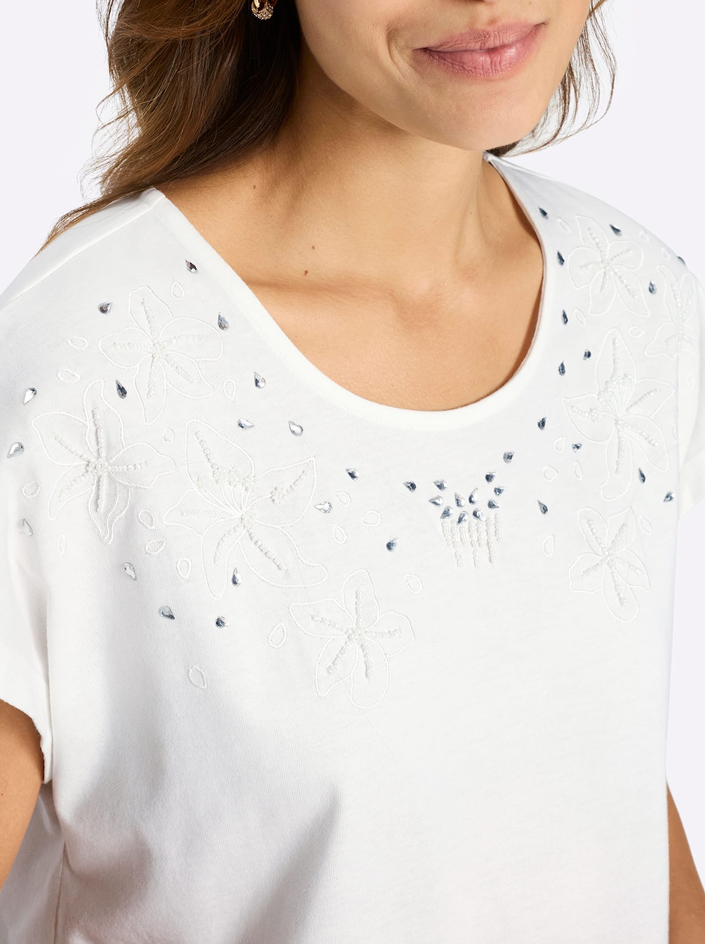 Lady Rundhalsshirt »Rundhals-Shirt« 1 tlg.