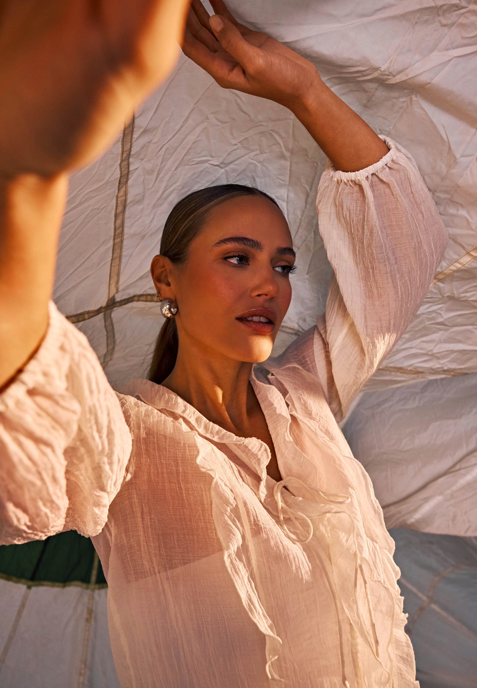 Zero Klassische Bluse »Bluse mit Rüschen«