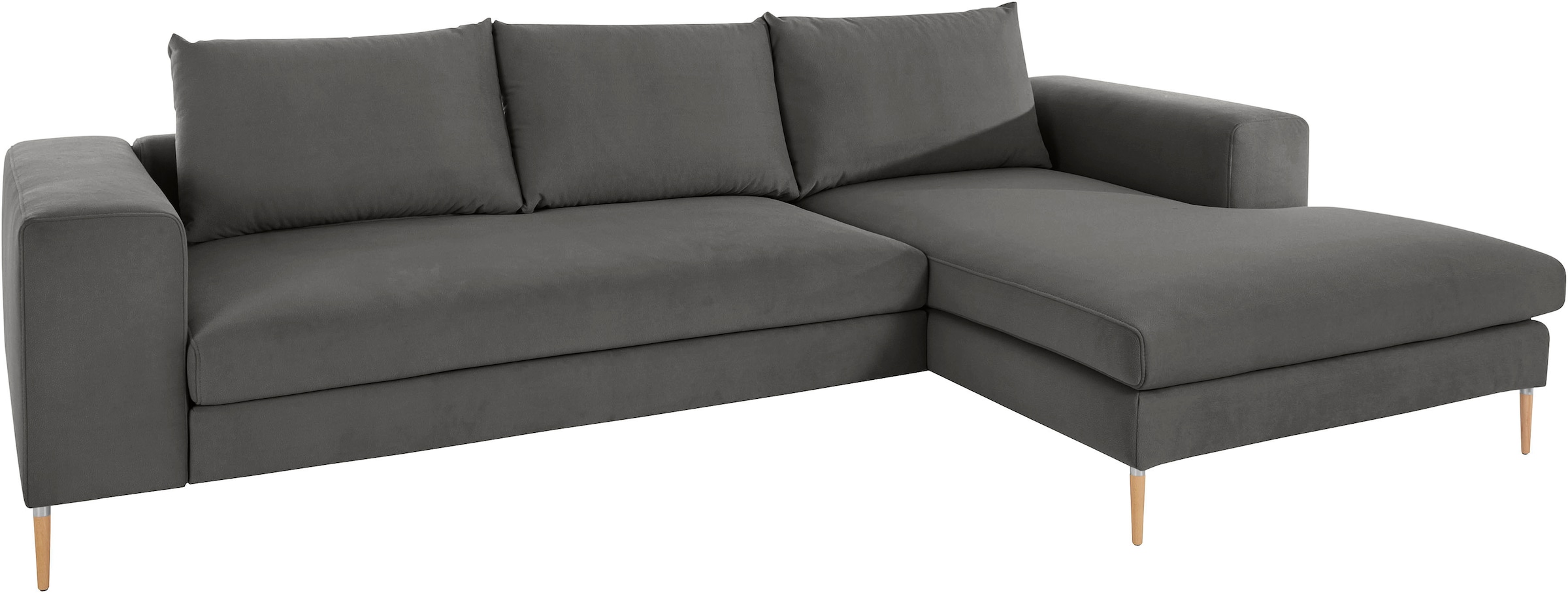 OTTO home Polsterecke »Finnja, softer, legerer Sitzkomfort, bequem, zeitloses Design, L-Form«