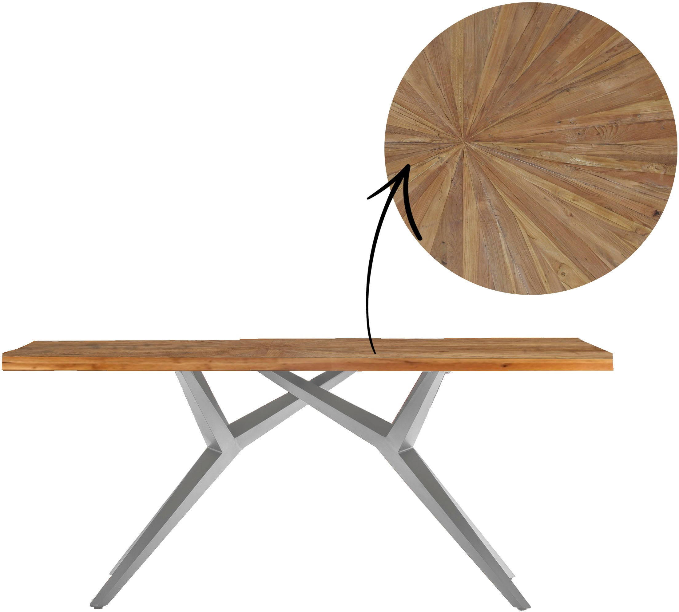 SIT Esstisch, mit Sonnenmuster
