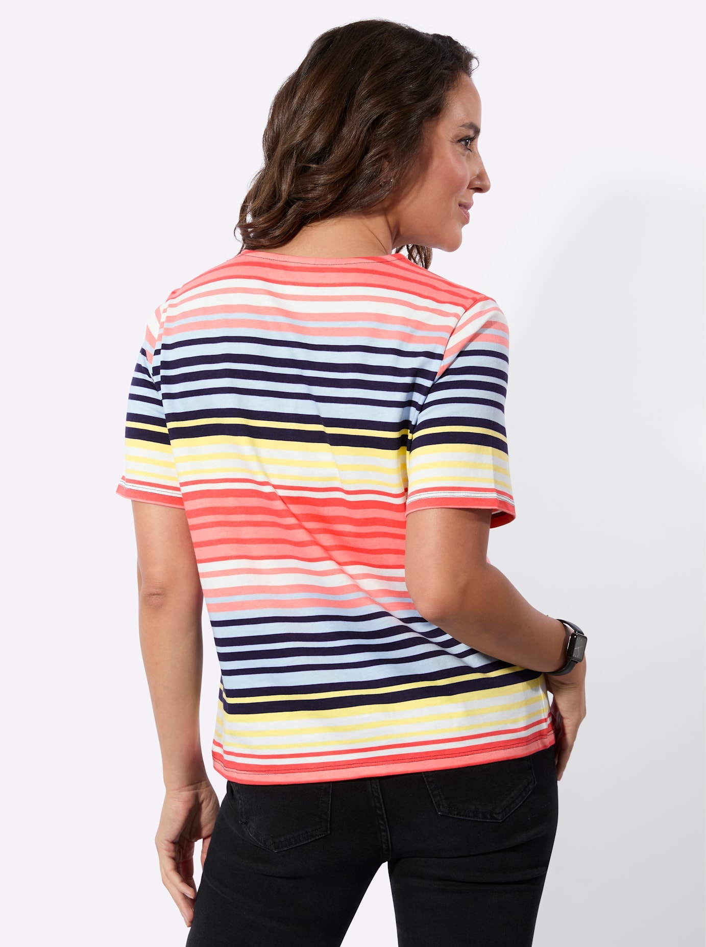 Casual Looks Kurzarmshirt »Ringelshirt« 1 tlg.