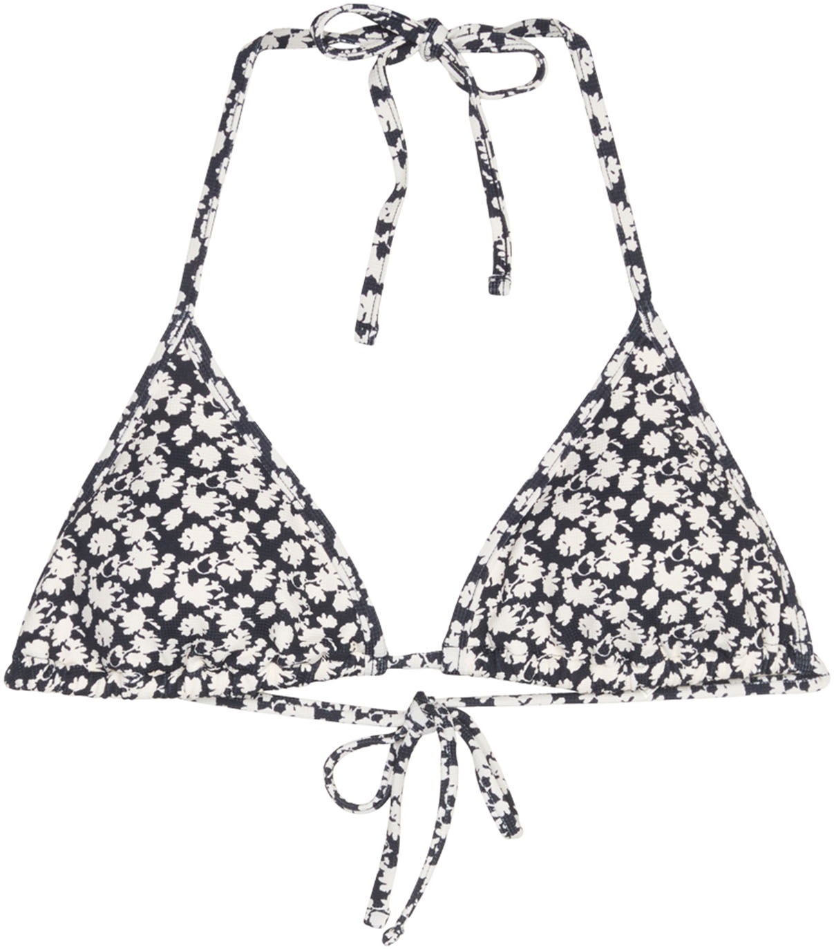 Marc O'Polo Triangel-Bikini-Top »Millefleur«, Blumen-Design, schnelltrocknend, zum Knoten im Nacken & Rücken