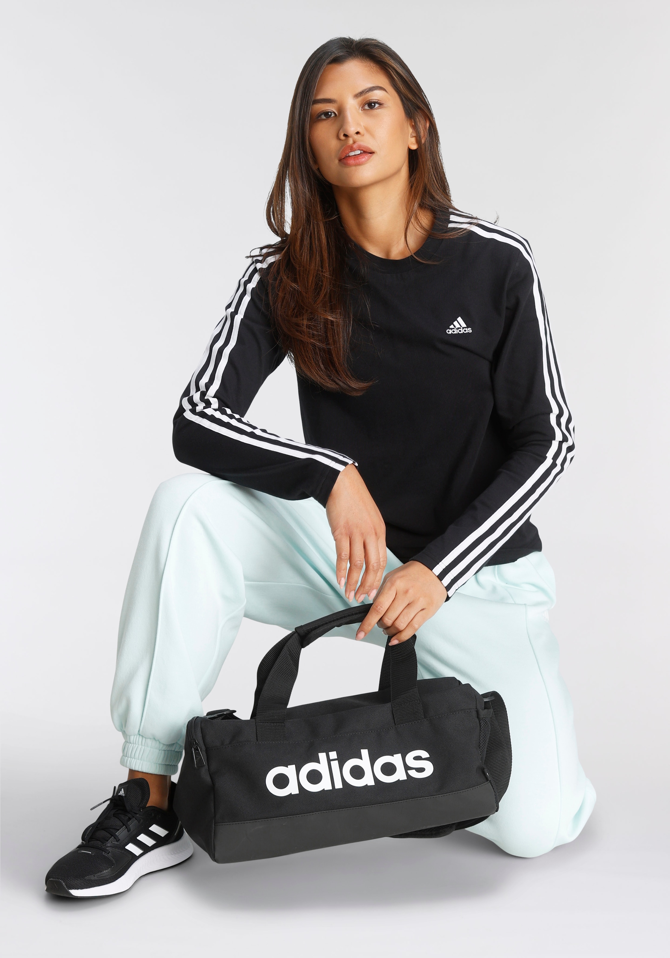 adidas Sportswear Langarmshirt LONGSLEEVE« bestellen 3STREIFEN bei »ESSENTIALS OTTO