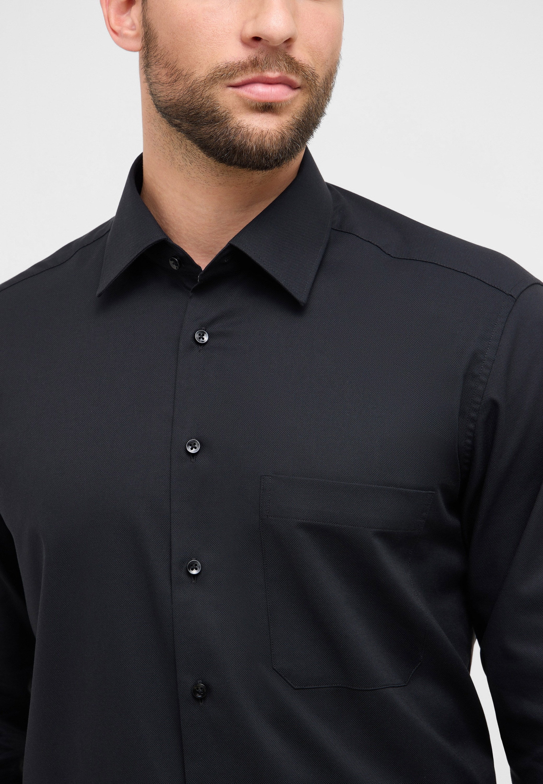 Eterna Langarmhemd »COMFORT FIT«, NON IRON (bügelfrei)