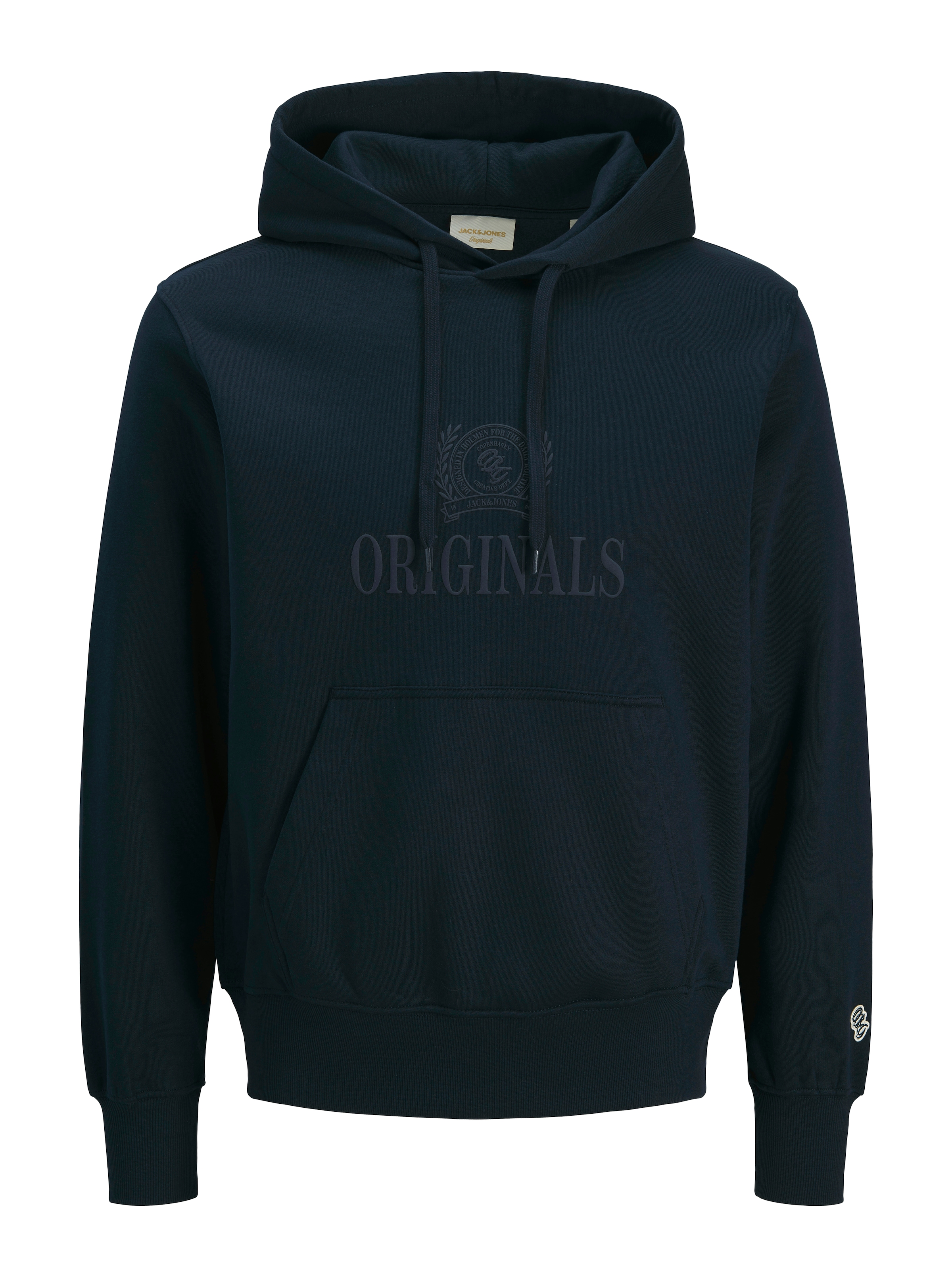 Jack & Jones PlusSize Kapuzensweatshirt »JORFREDERIKSBERG MONOGRAM SWEAT HOOD PLS«, Baumwollmischung, regular fit
