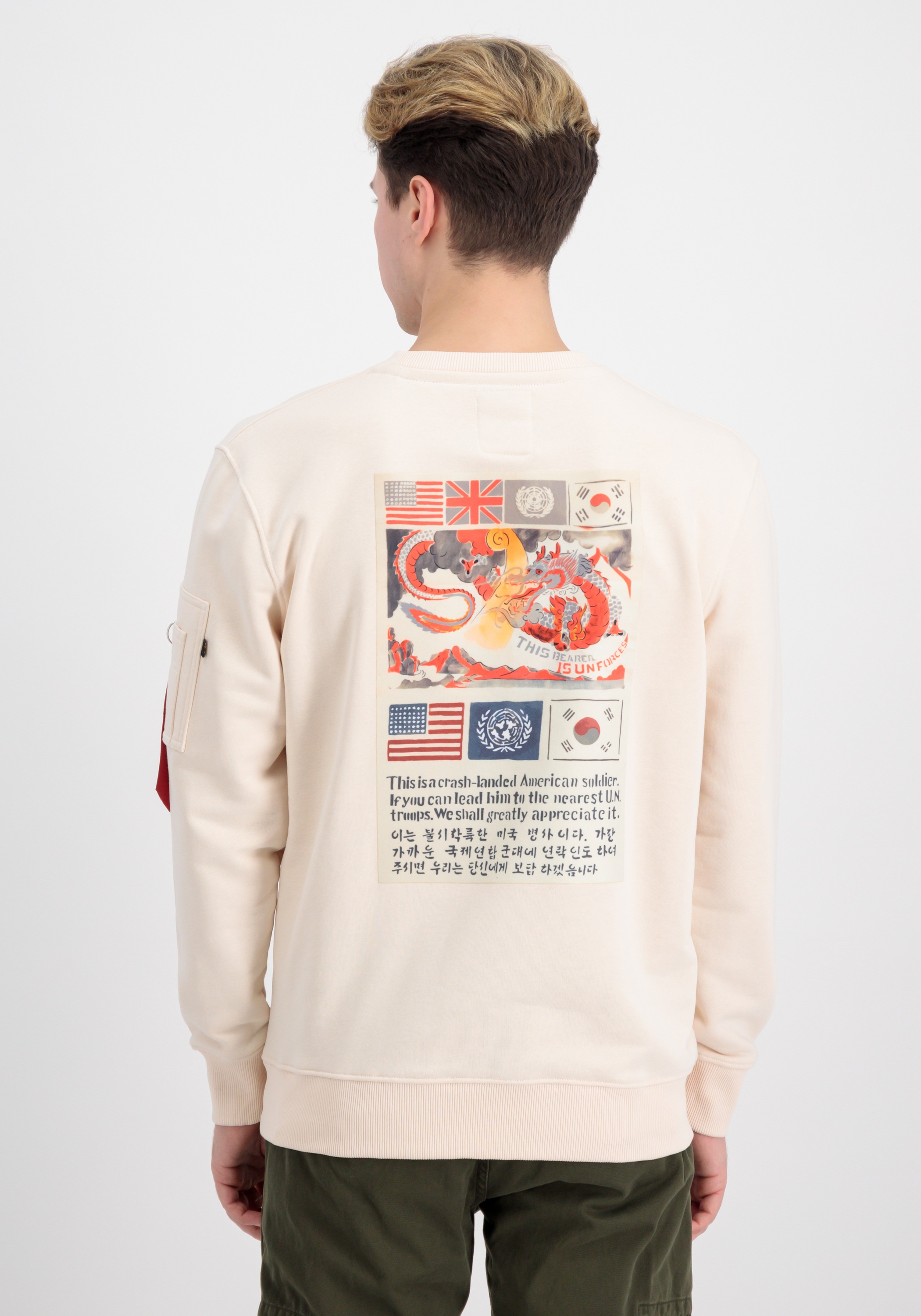 Alpha Industries Sweater »USN Blood Chit Sweatshirt Sweatshirt«