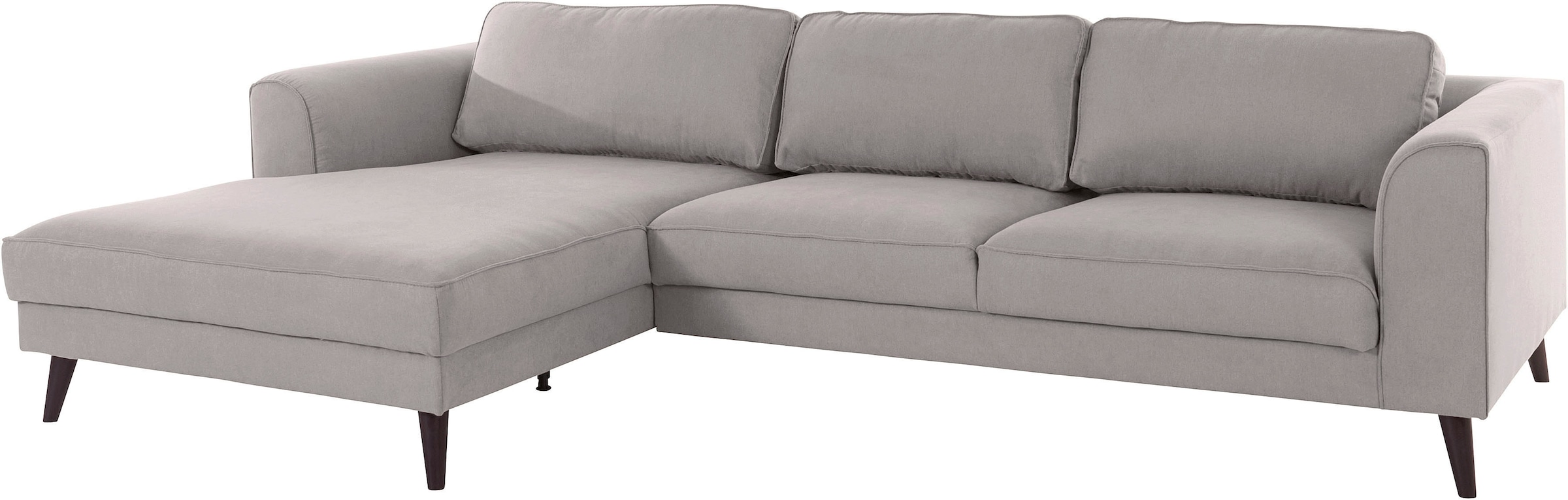 INOSIGN Ecksofa »Lumber Jack, elegant und bequem, Breite 280, hoher Fuß, L-Form«, in moderner Optik
